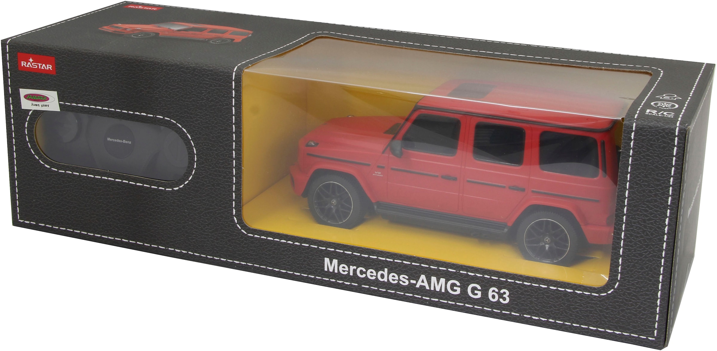Jamara RC-Auto »Deluxe Cars, Mercedes-AMG G63, 1:24, rot, 2,4GHz«