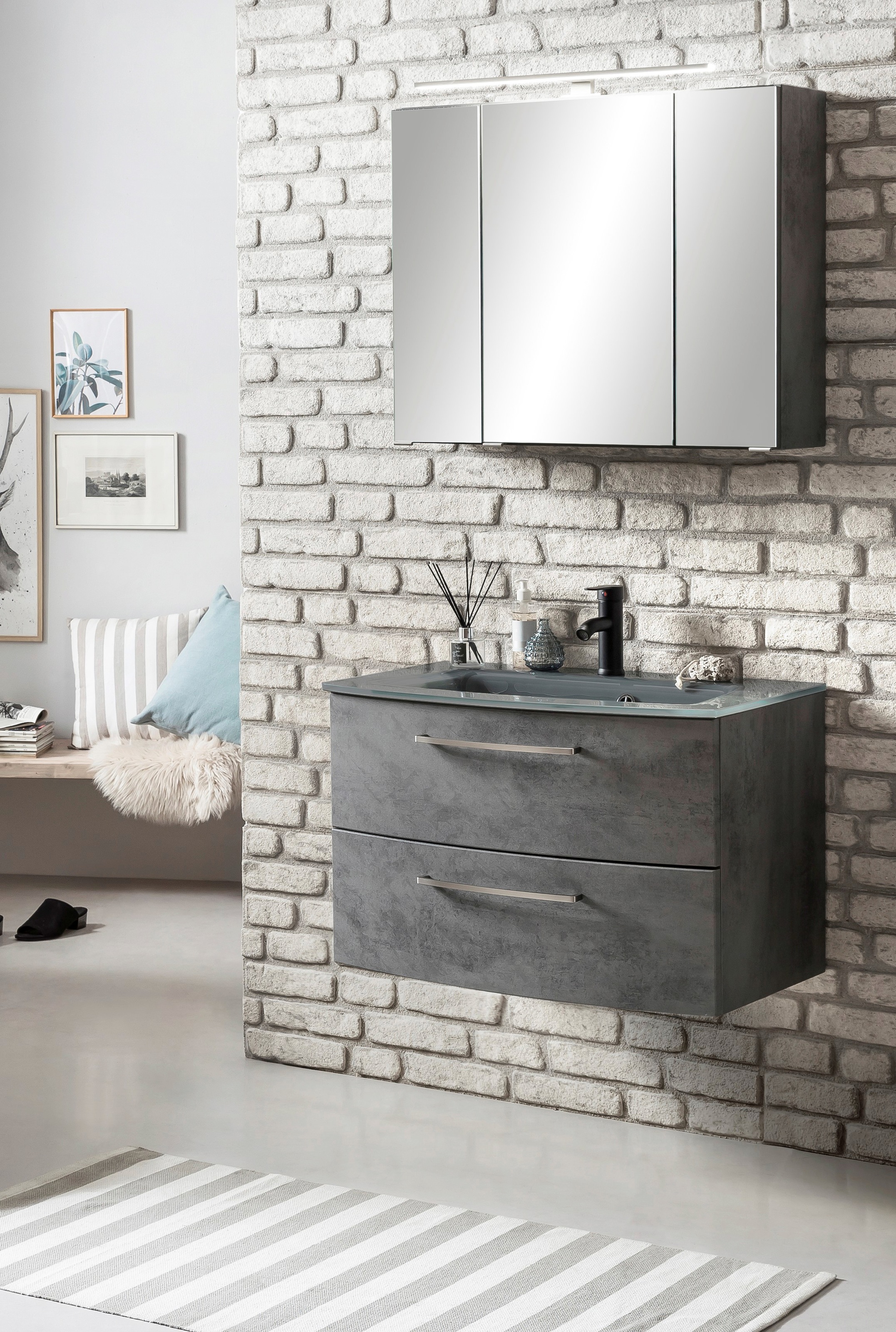 welltime Waschtisch-Set "Windau" Set, 2 Stk. tlg. günstig online kaufen