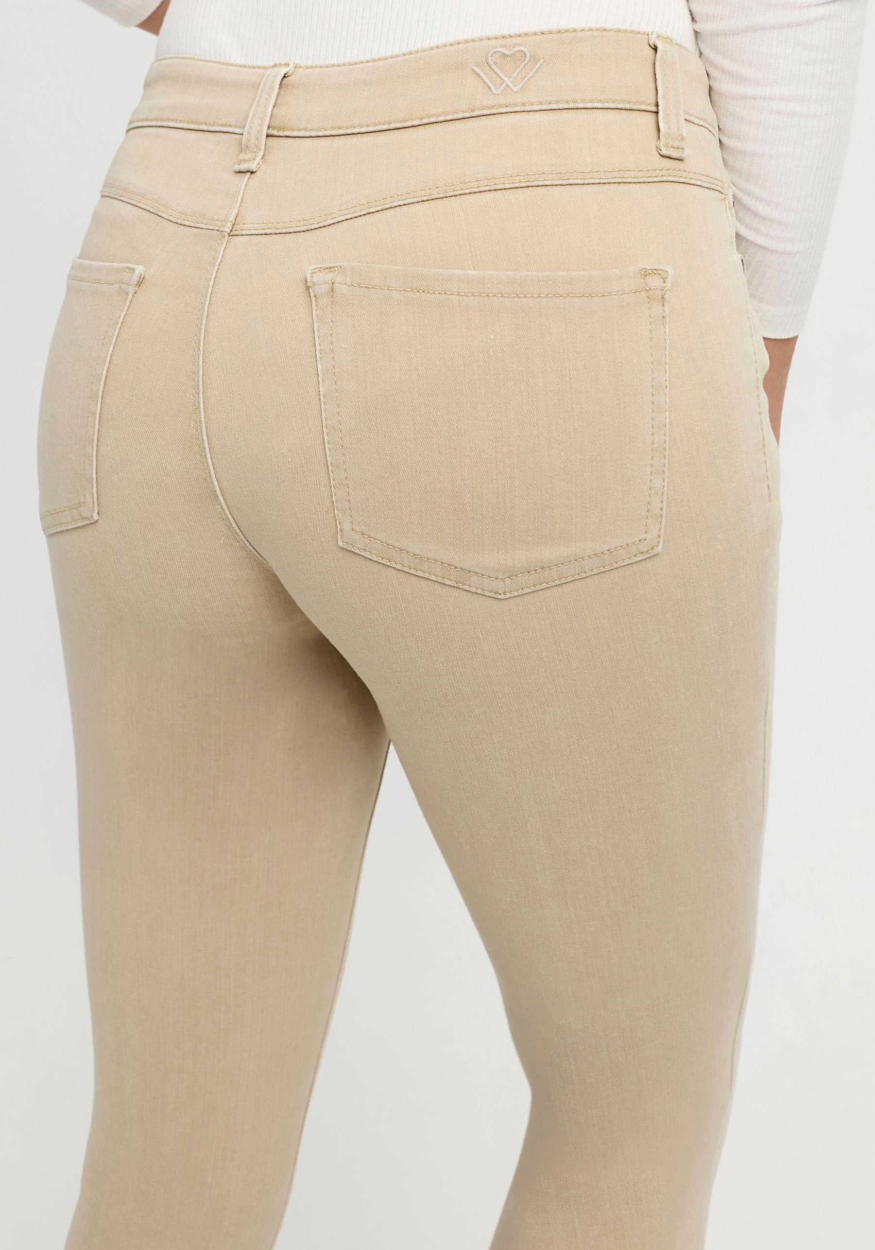 wonderjeans Slim-fit-Jeans, Klassischer gerader Schnitt
