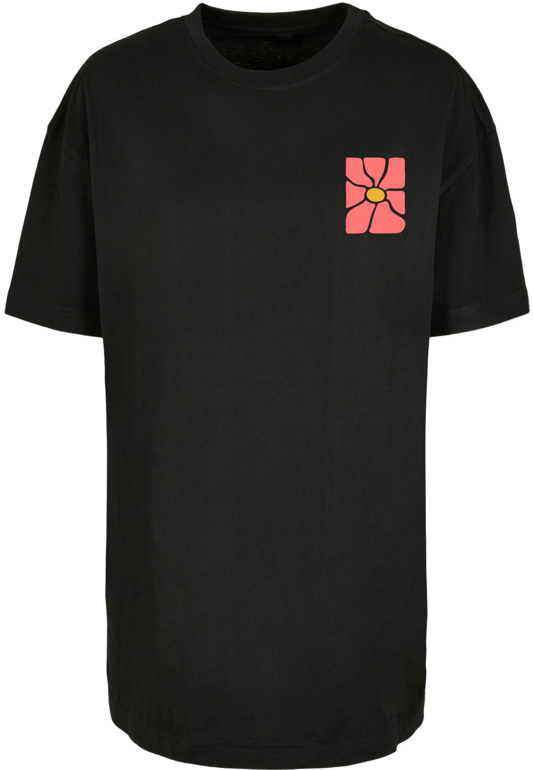 Merchcode T-Shirt "Merchcode Ladies Flower Art Tee" 1 Stk. günstig online kaufen
