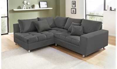 Nova Via Ecksofa, wahlweise mit Kaltschaum (140kg Belastung/Sitz), RGB-LED-Beleuchtung und Bettfunktion kaufen Nova Via Ecksofa, wahlweise mit Kaltschaum (140kg Belastung/Sitz), RGB-LED-Beleuchtung und Bettfunktion kaufen