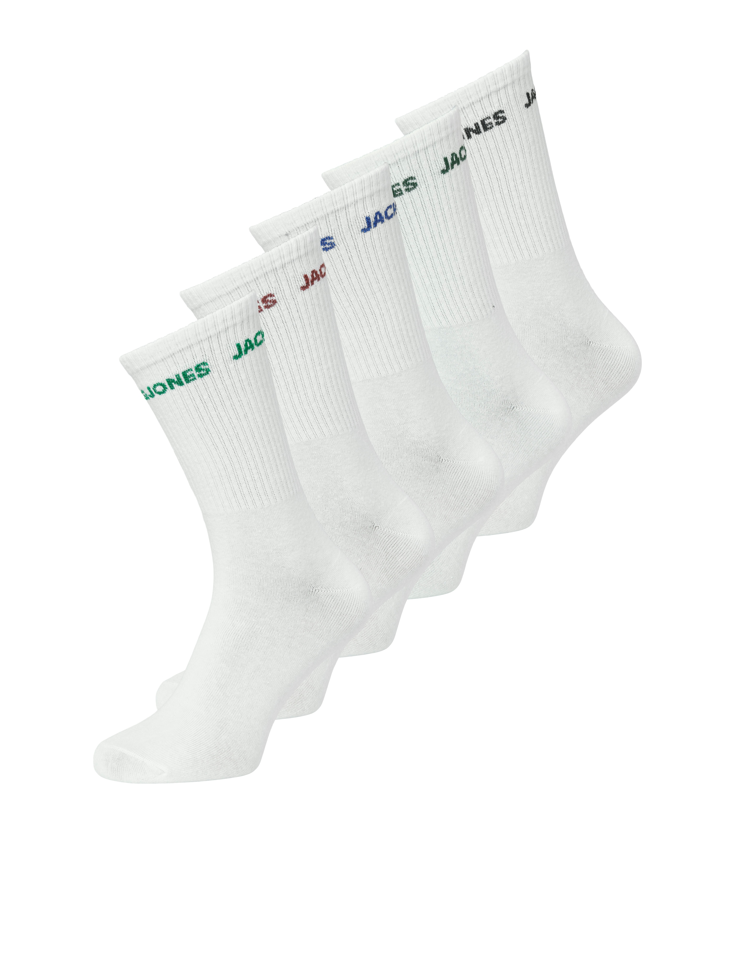 "Jack & Jones ""JACBASIC LOGO TENNIS SOCK 5 PACK NOOS"" Packung, 5 Paar tlg."
