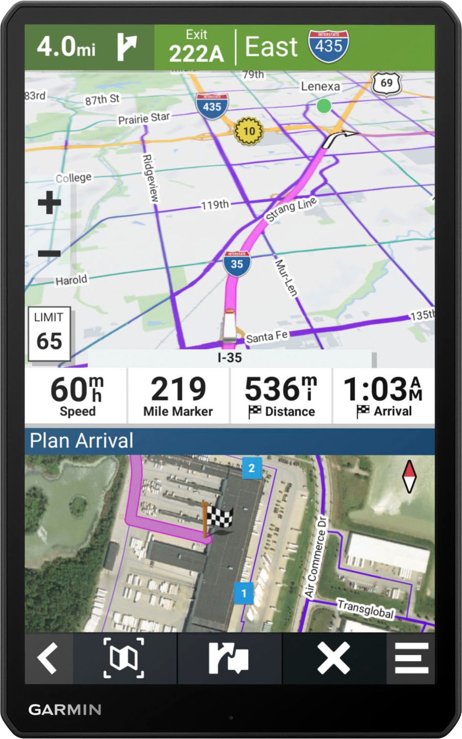 Garmin | LGV1010 GPS« EU, BAUR »Dezl LKW-Navigationsgerät MT-D,