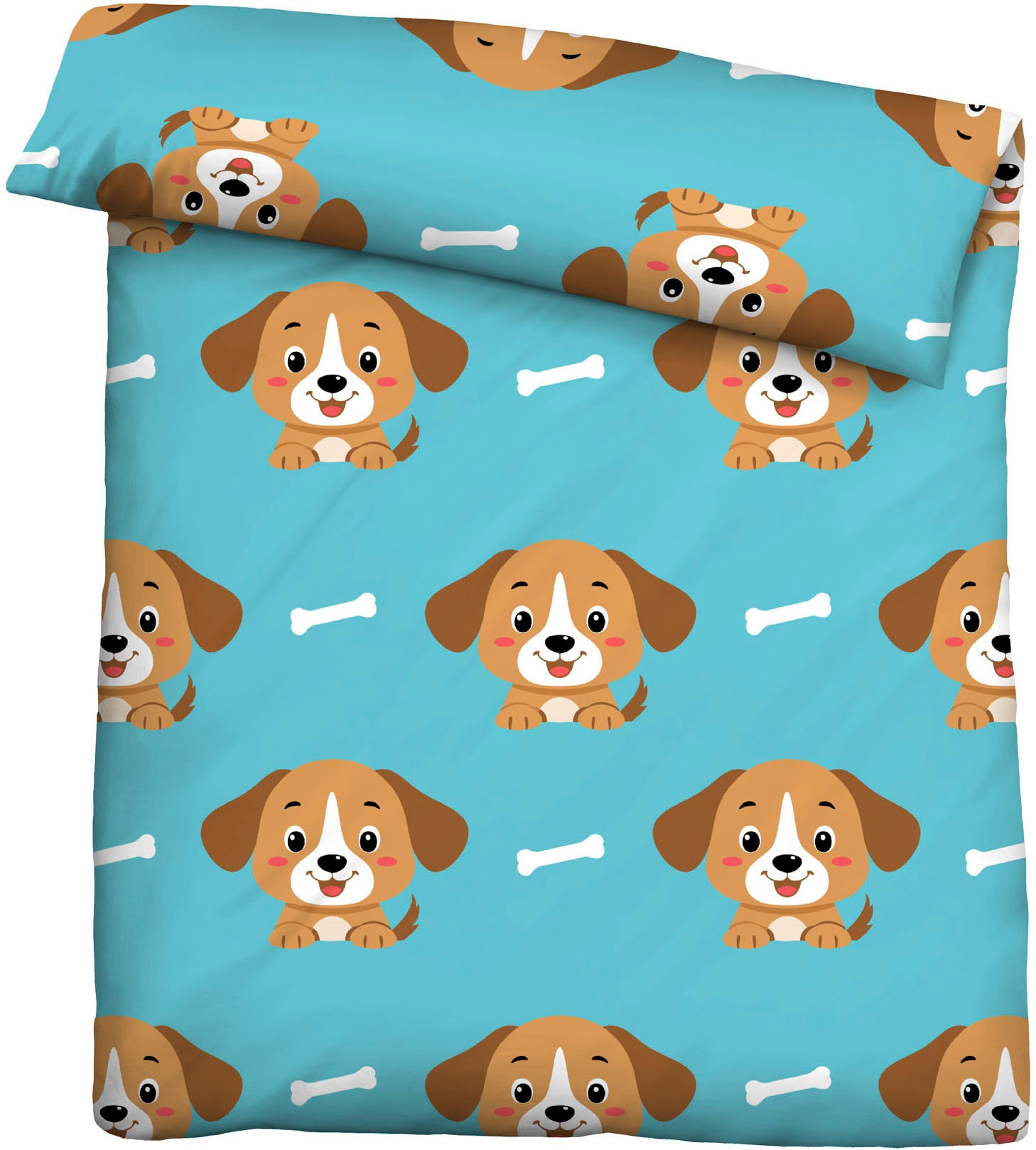 Castell - Markenbettwäsche Jugendbettwäsche »0330247« 2 Stk. tlg. Polar-Fleece, absolut flauschig, weich + wohlig warm, pflegeleicht