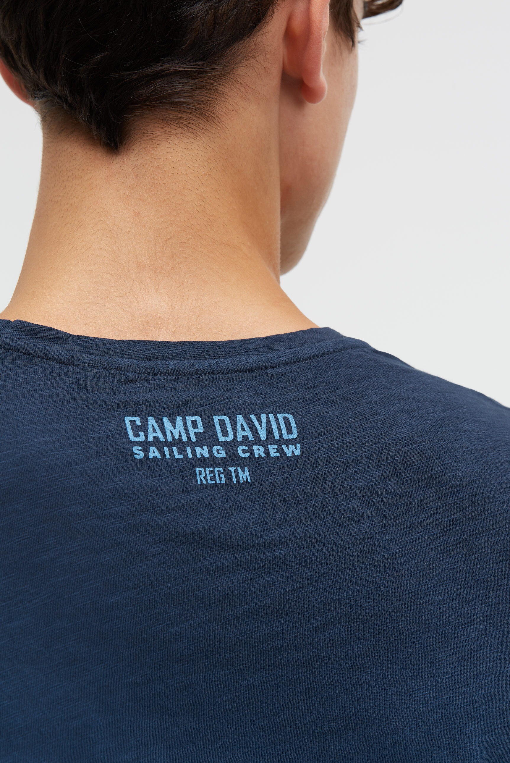 CAMP DAVID Rundhalsshirt mit Farbverlauf