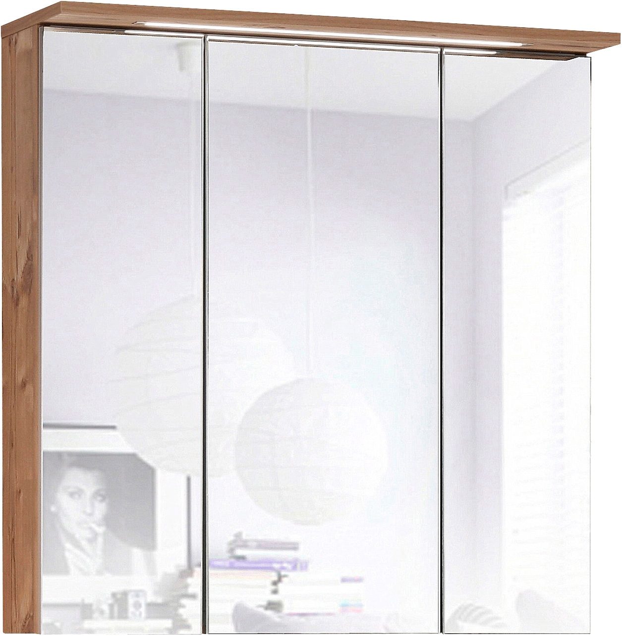 Schildmeyer Spiegelschrank "Profil 16, Spiegelschrank, Made in Germany, B: 70 cm" Solide Verarbeitung - Dieses Produkt ist in Deutschland gefertigt