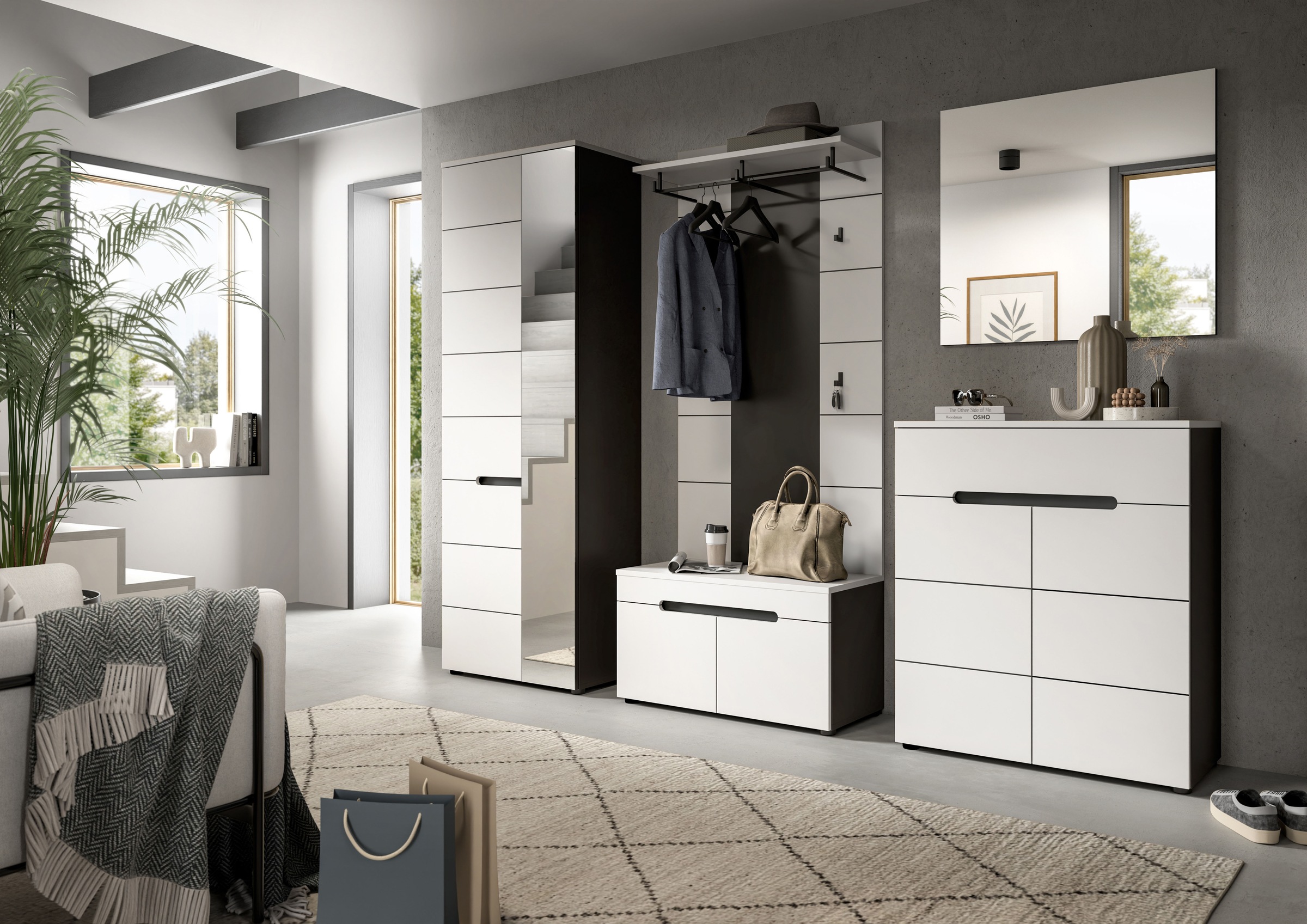 INOSIGN Garderobenpaneel, (1 St., in verschiedenen Farben erhältlich), Paneel, Wandboard, Garderobe, Garderobenleiste, Garderobenboard