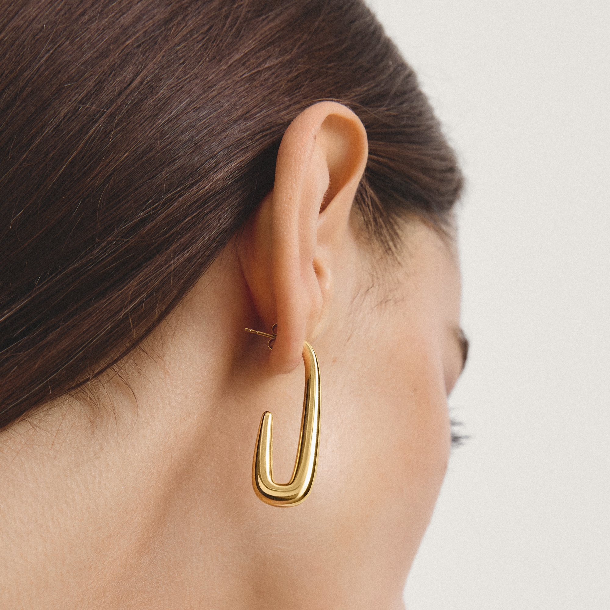 THOMAS SABO Paar Creolen »Hook Creolen gelbgoldfarben«