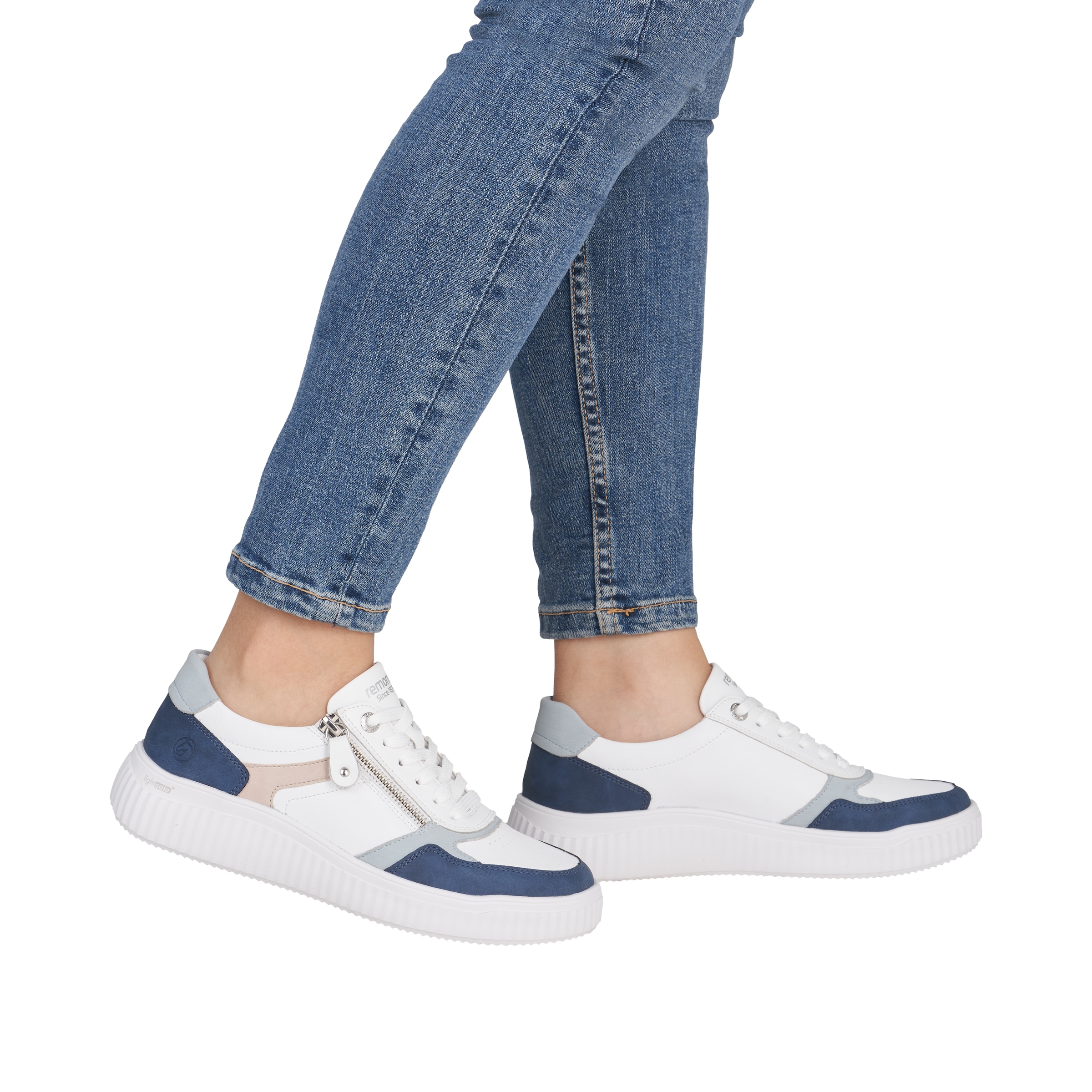Remonte Plateausneaker  Schnürschuh, Halbschuh, Freizeitsneaker mit Schaftrandpolsterung