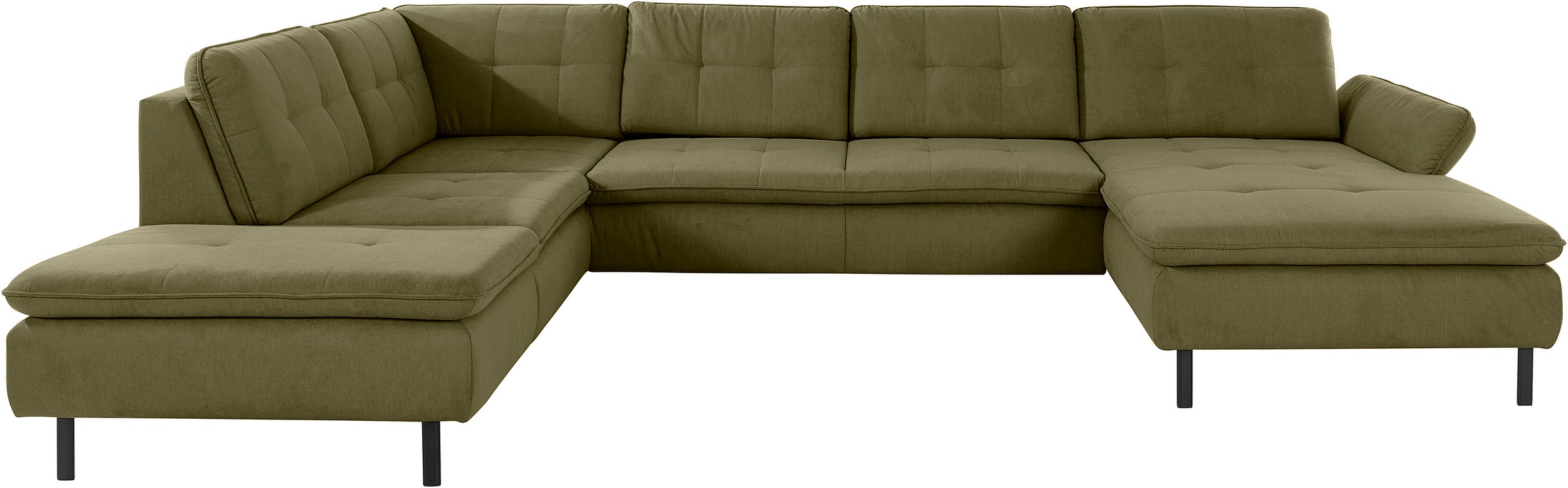 Home affaire Wohnlandschaft "Birkholm U-Form" Armlehnverstellung, auch in E günstig online kaufen