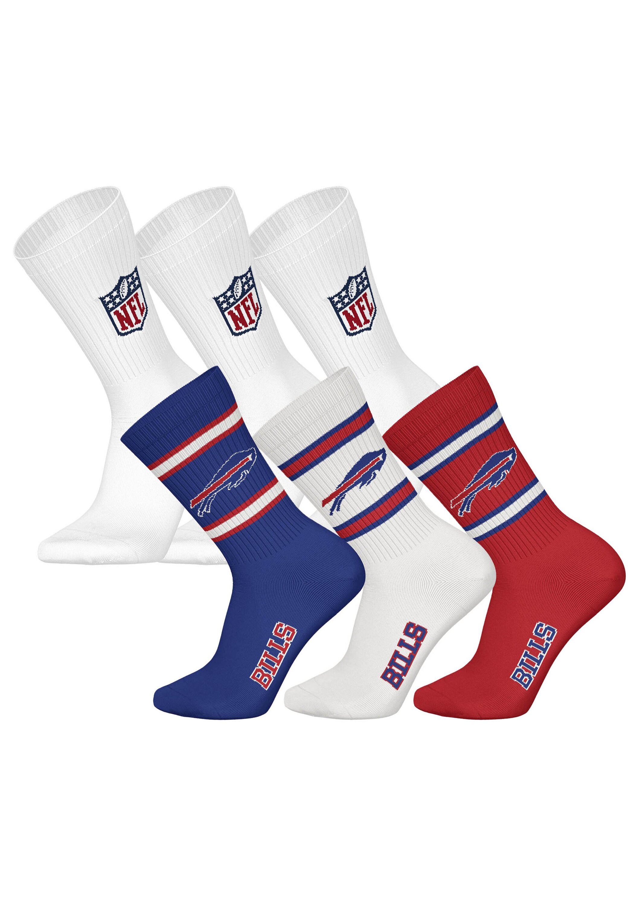 NFL Kurzsocken "Socken NFL 6Pack Crew Socks 6er Pack"