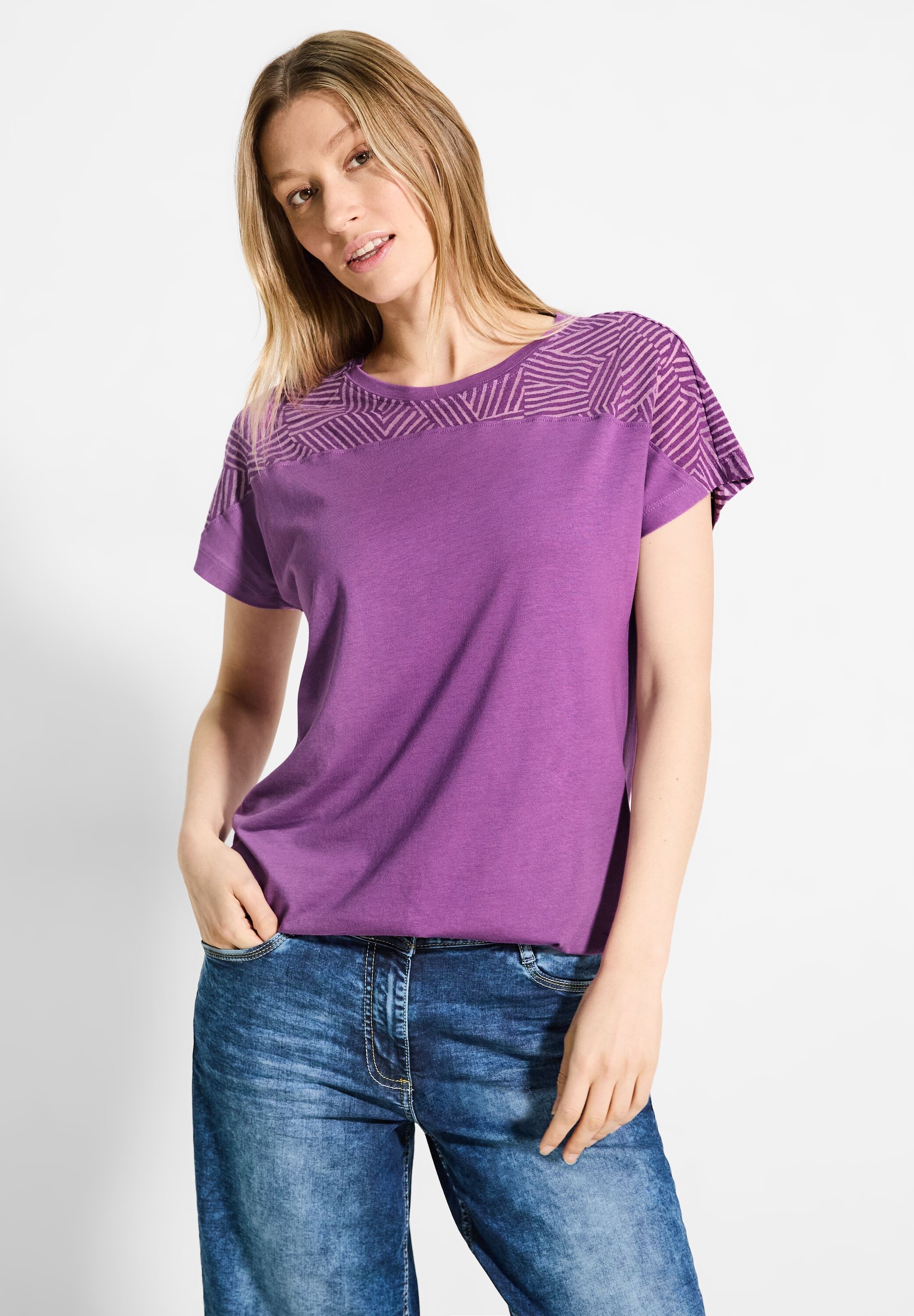 Cecil T-Shirt, mit Gummibund