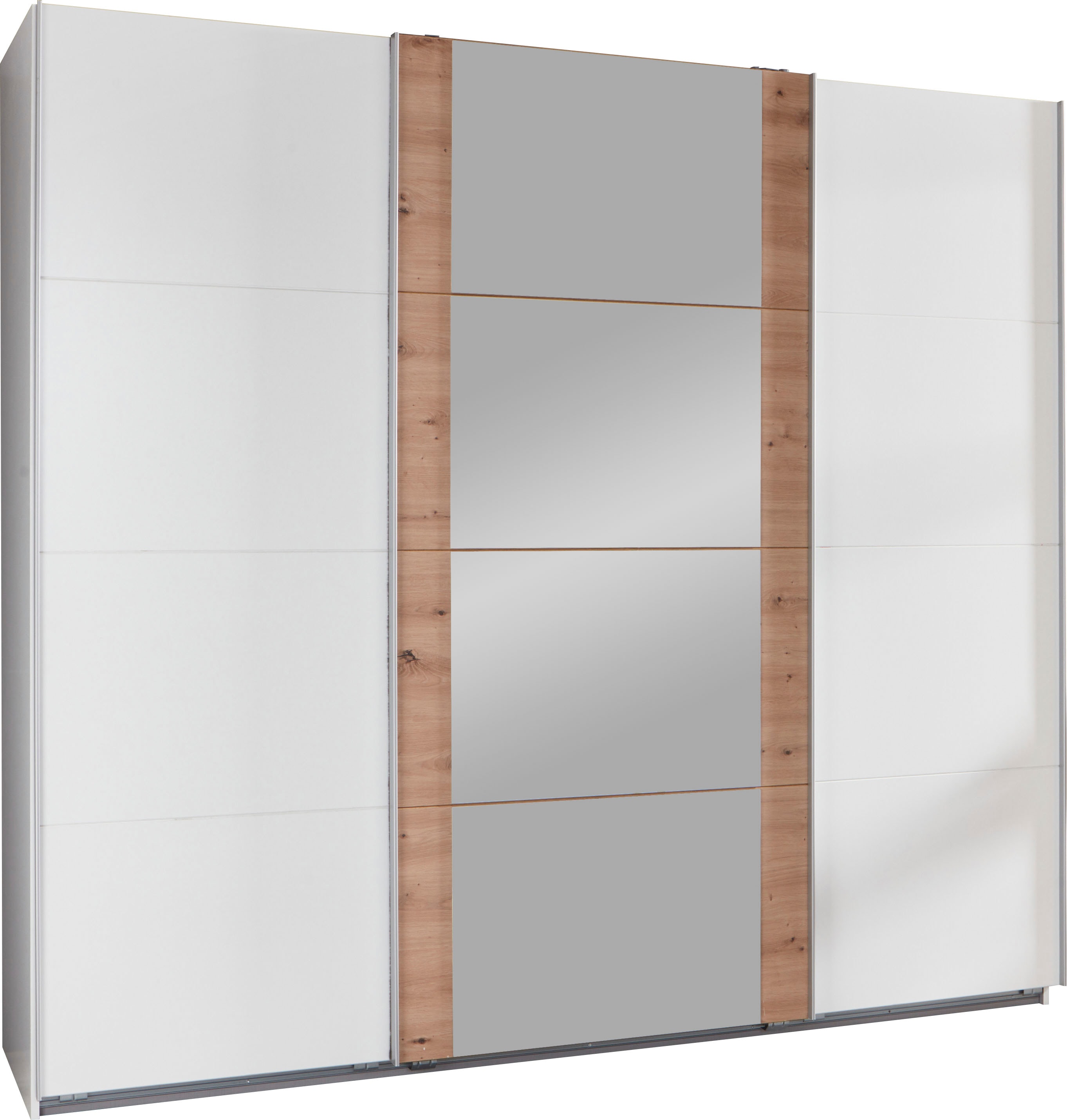 Wimex Schwebetürenschrank "Bern Schiebetürenschrank" Schrank mit zusätzlicher Innenausstattung, Garderobe