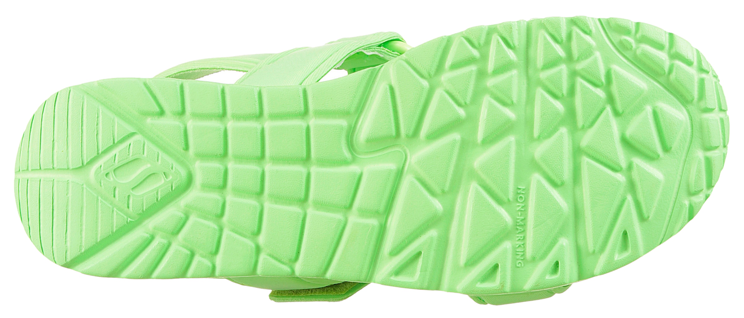Skechers Sandale »UNO LITE SANDAL«, leichte Sandale mit Klettverschluss, Größenschablone zum Download