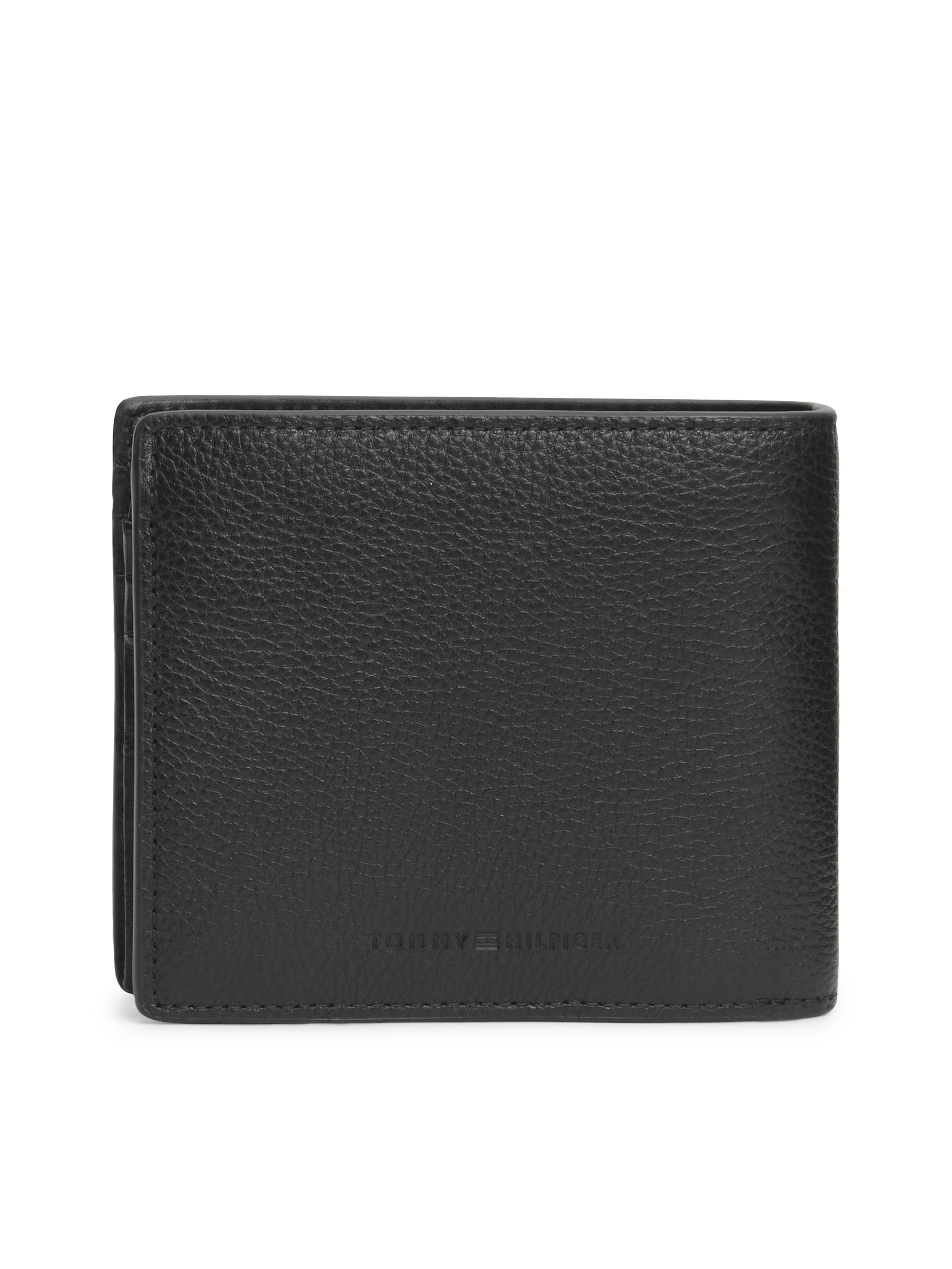 Tommy Hilfiger Geldbörse »TH CENTRAL CC FLAP AND COIN« Unisex Portmonnaie, Geldbeutel mit Kontraststreifen innen
