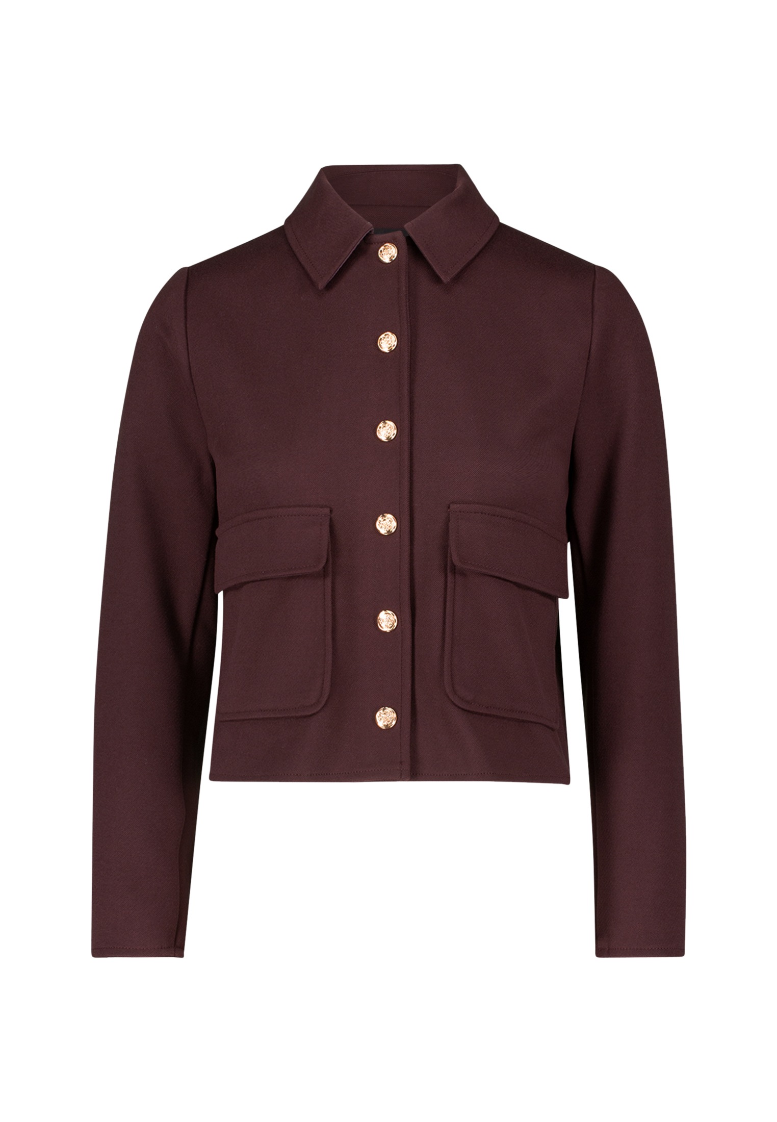 Zero Jackenblazer »zero Damen Twill-Blazer mit Klappentaschen«, Knopfleiste