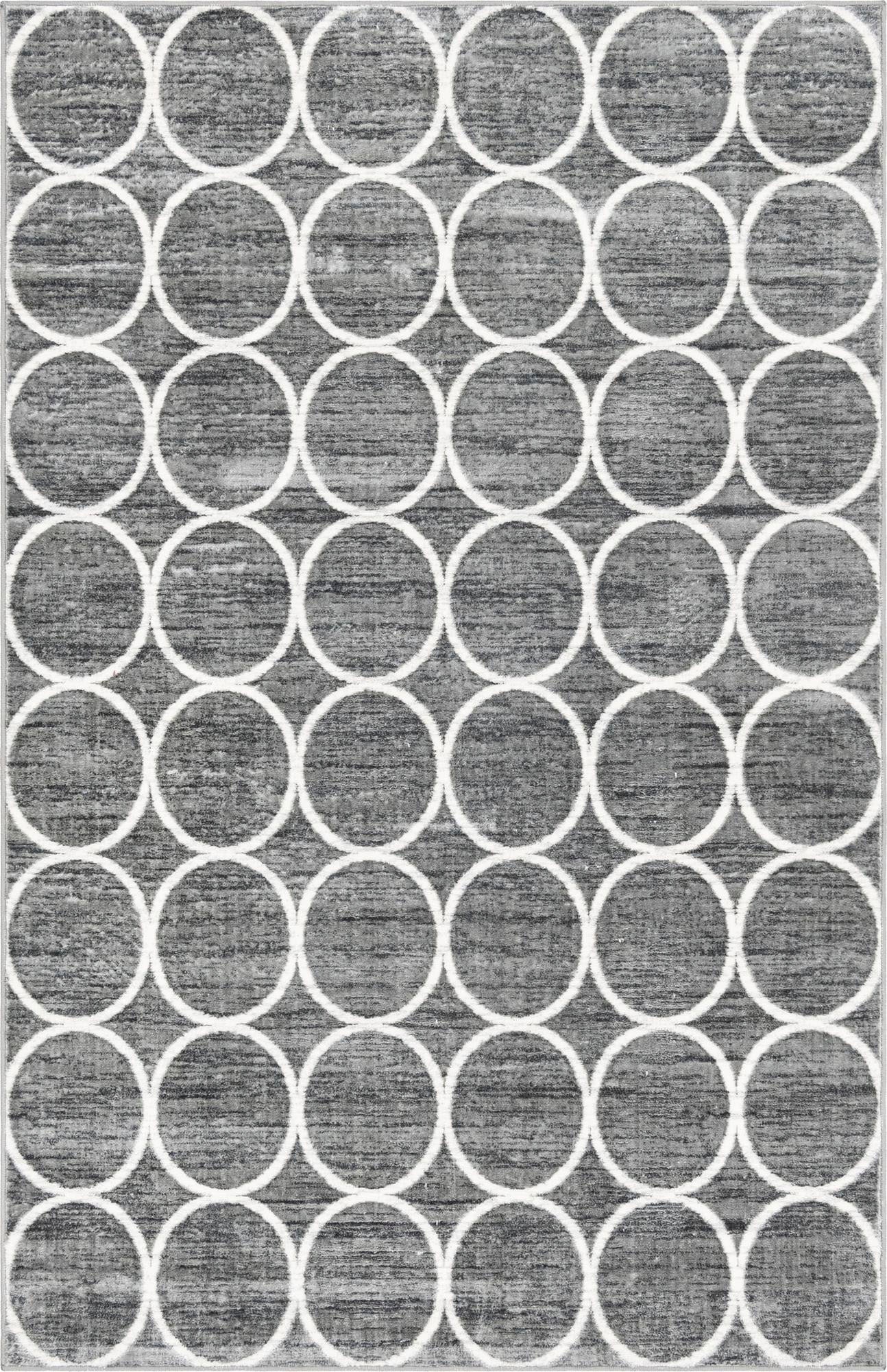Myflair Möbel & Accessoires "Titan Trellis, LAGERRÄUMUNG" rechteckig 13 mm Höhe Kurzflor, gewebt, modernes Design, Motiv Kreise