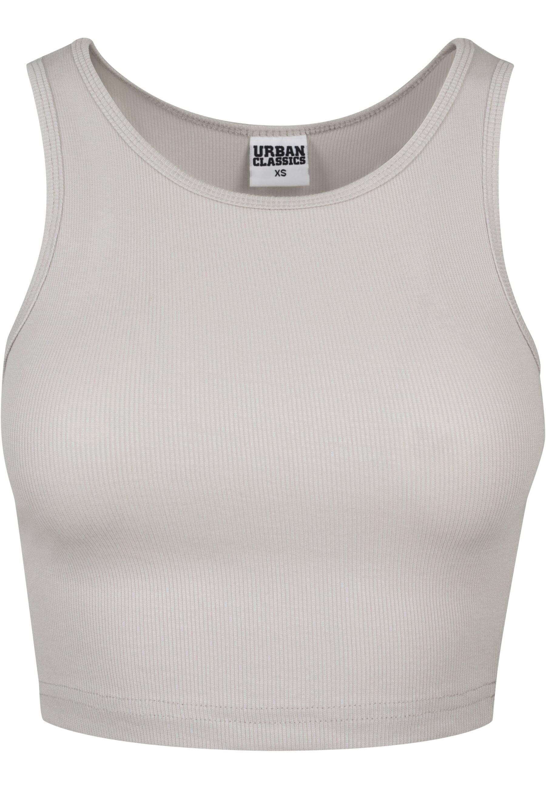 URBAN CLASSICS Muskelshirt "Urban Classics Damen Ladies Rib Cropped Top" 1 günstig online kaufen