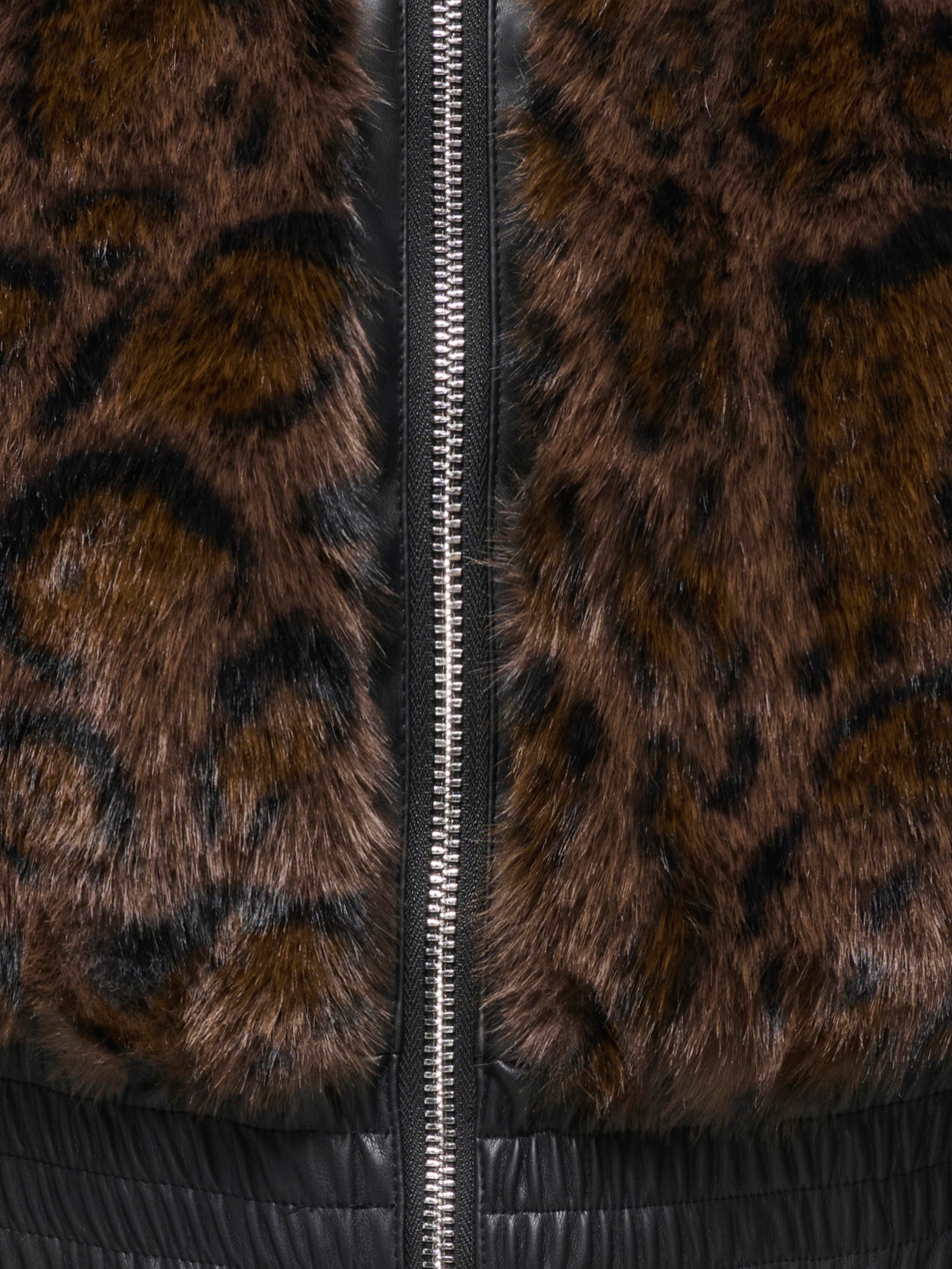 ONLY Fellimitatjacke »ONLRIKKE FAUX FUR JACKET CC OTW« Kunstfaser, Fellimitat, Allover Animal-print