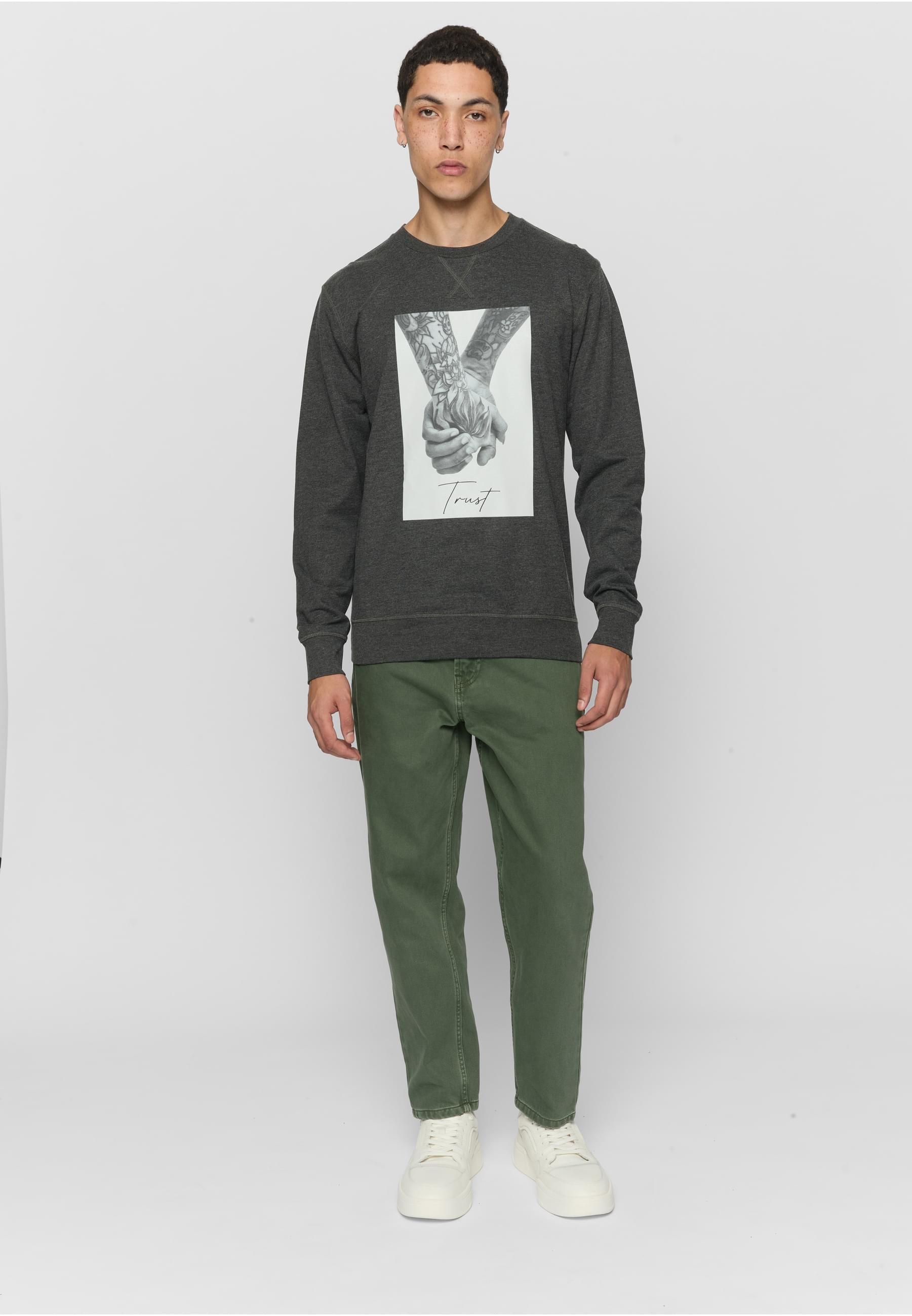 MisterTee Rundhalspullover »MisterTee Herren Trust 2.0 Crewneck«, (1 tlg.)
