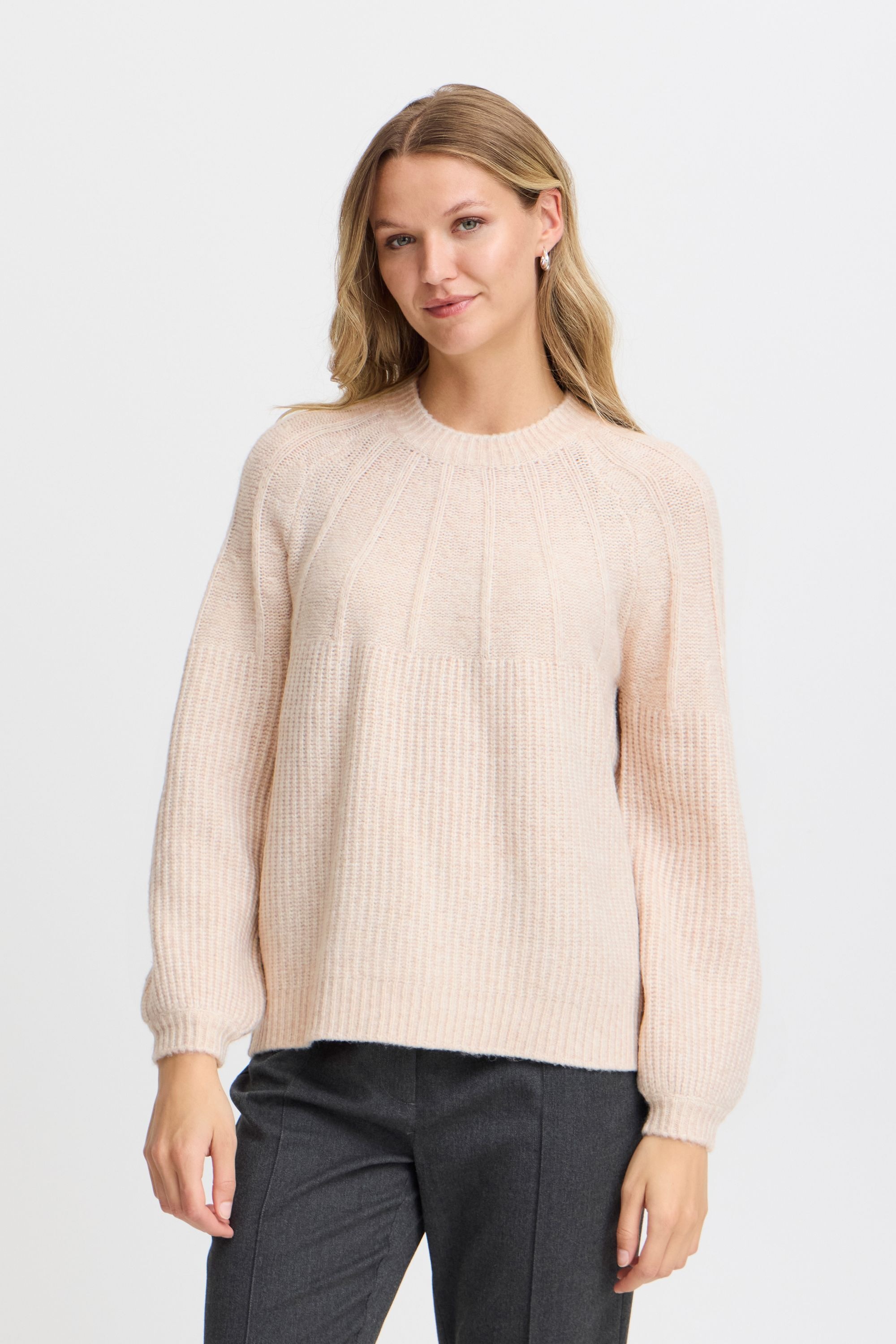 fransa Strickfleece-Pullover »Strickpullover FRBEVERLY PU 8«