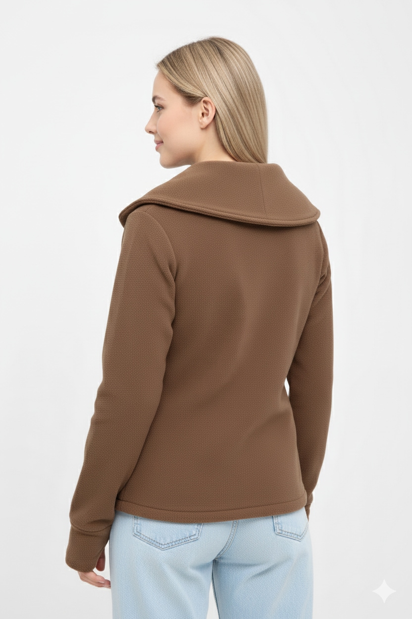 Bench. Fleecepullover »APRILLE«, warmes, tailliertes Fleeceshirt mit Troyerkragen und Seitentaschen
