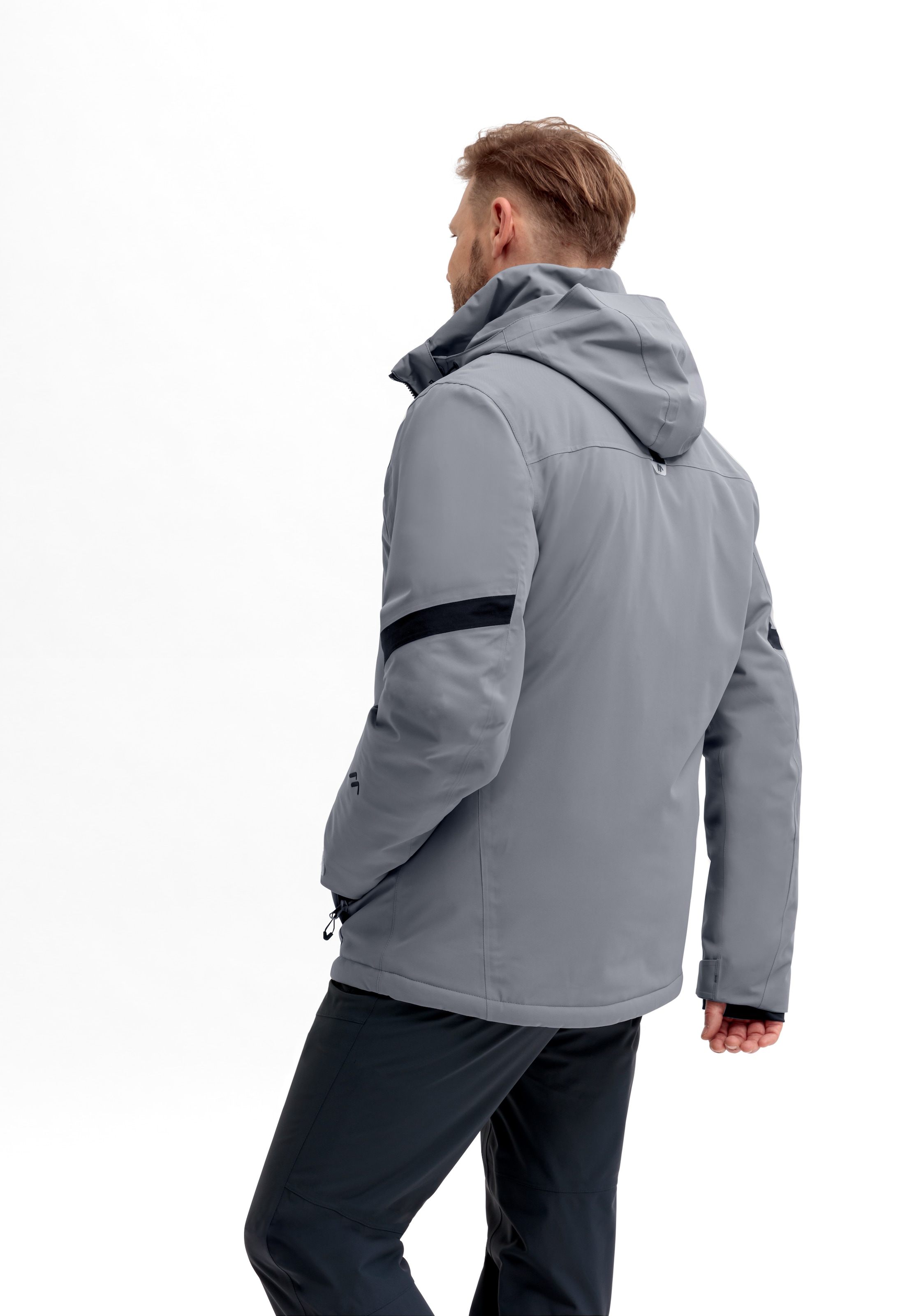 Maier Sports Skijacke »Lanciano M«, Herren Winterjacke wattiert u. wasserdicht