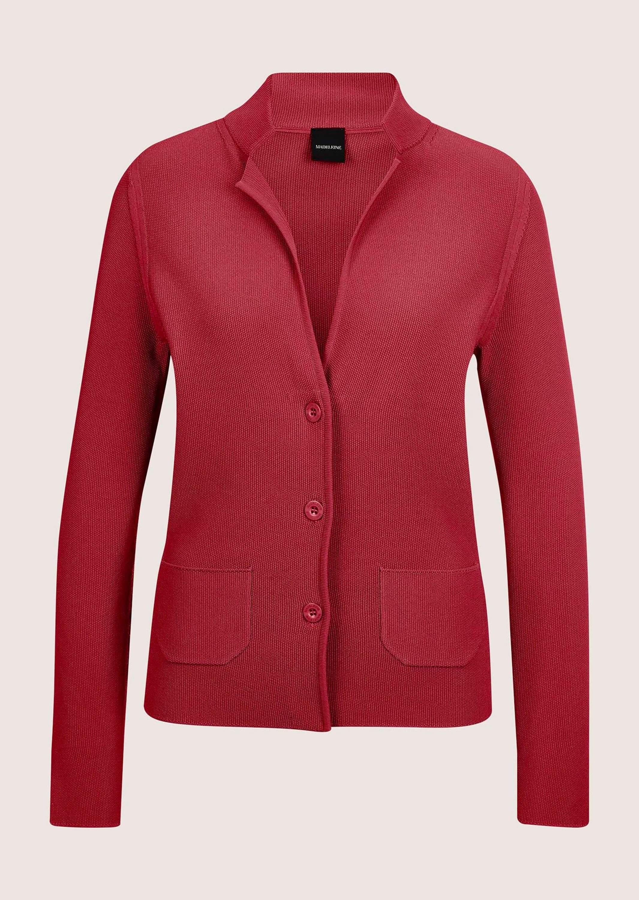 MADELEINE Strickjacke "Strickblazer Sportiver Blazer mit Stehkragen" modisc günstig online kaufen