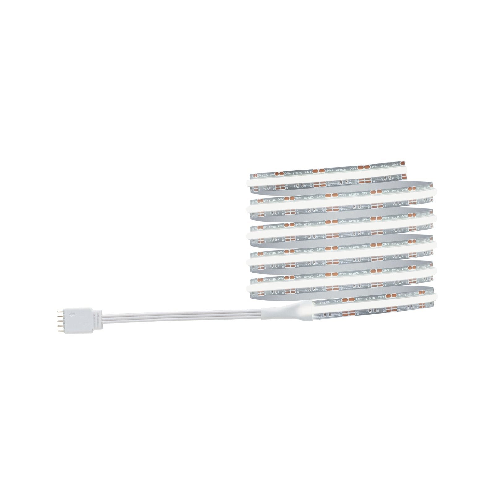 Paulmann LED-Streifen »MaxLED 1000 Basis Set 1,5m 15,5W 230/24V silber Kunststoff«, 1 St.-flammig, Full-Line COB 2700-6500K TunableWhite