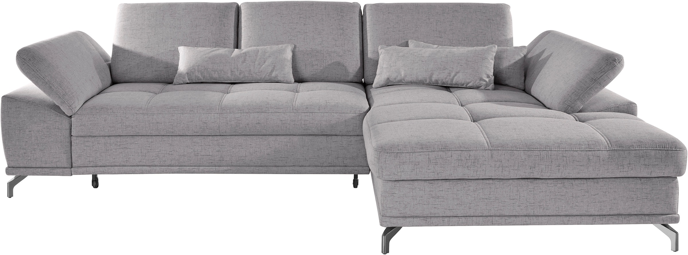 PLACES OF STYLE Ecksofa "Costello L-Form, B: 301 cm mit Sitztiefen-, Armtei günstig online kaufen