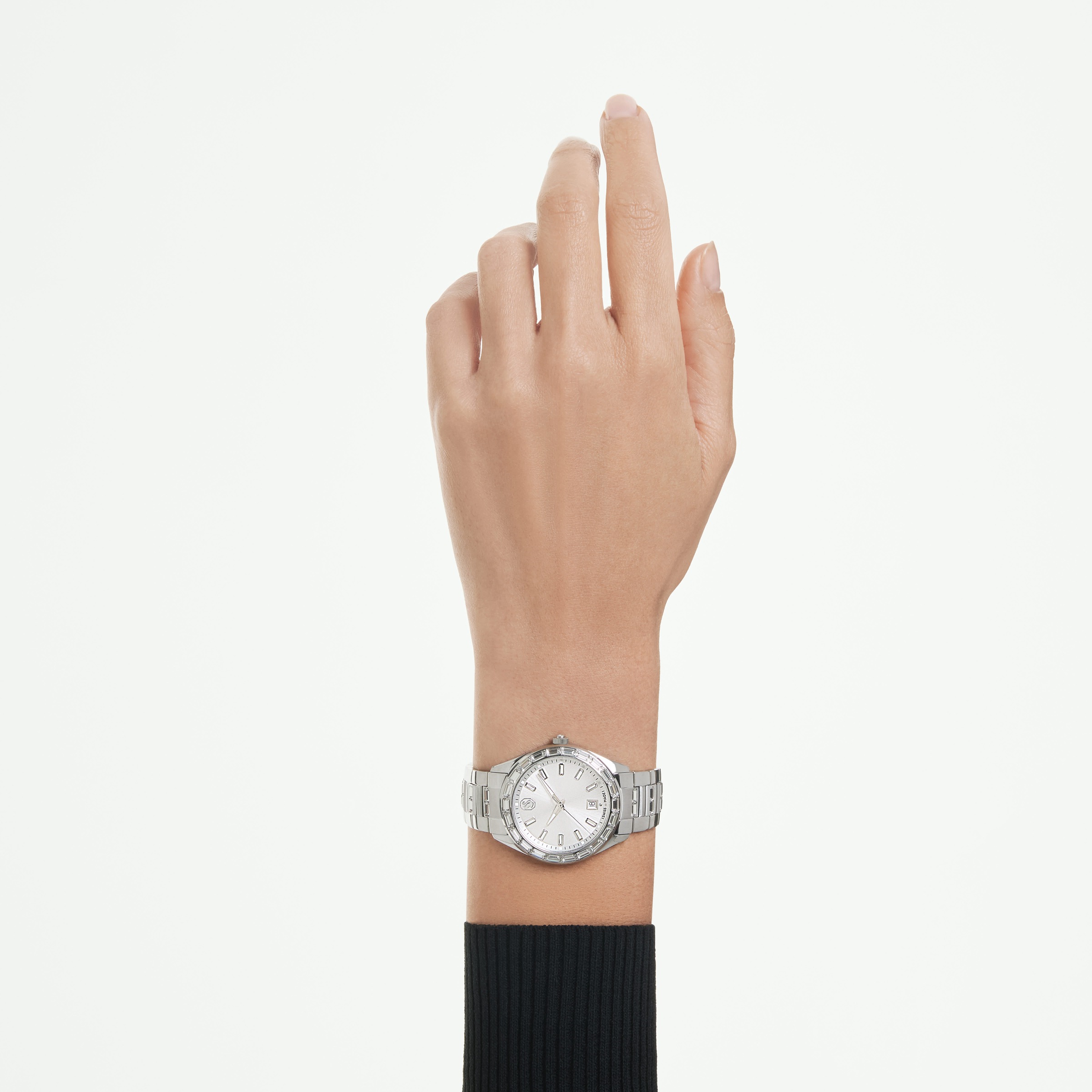 Swarovski Quarzuhr »MATRIX« Armbanduhr, Damenuhr, Swiss Made, Edelstahlarmband, analog