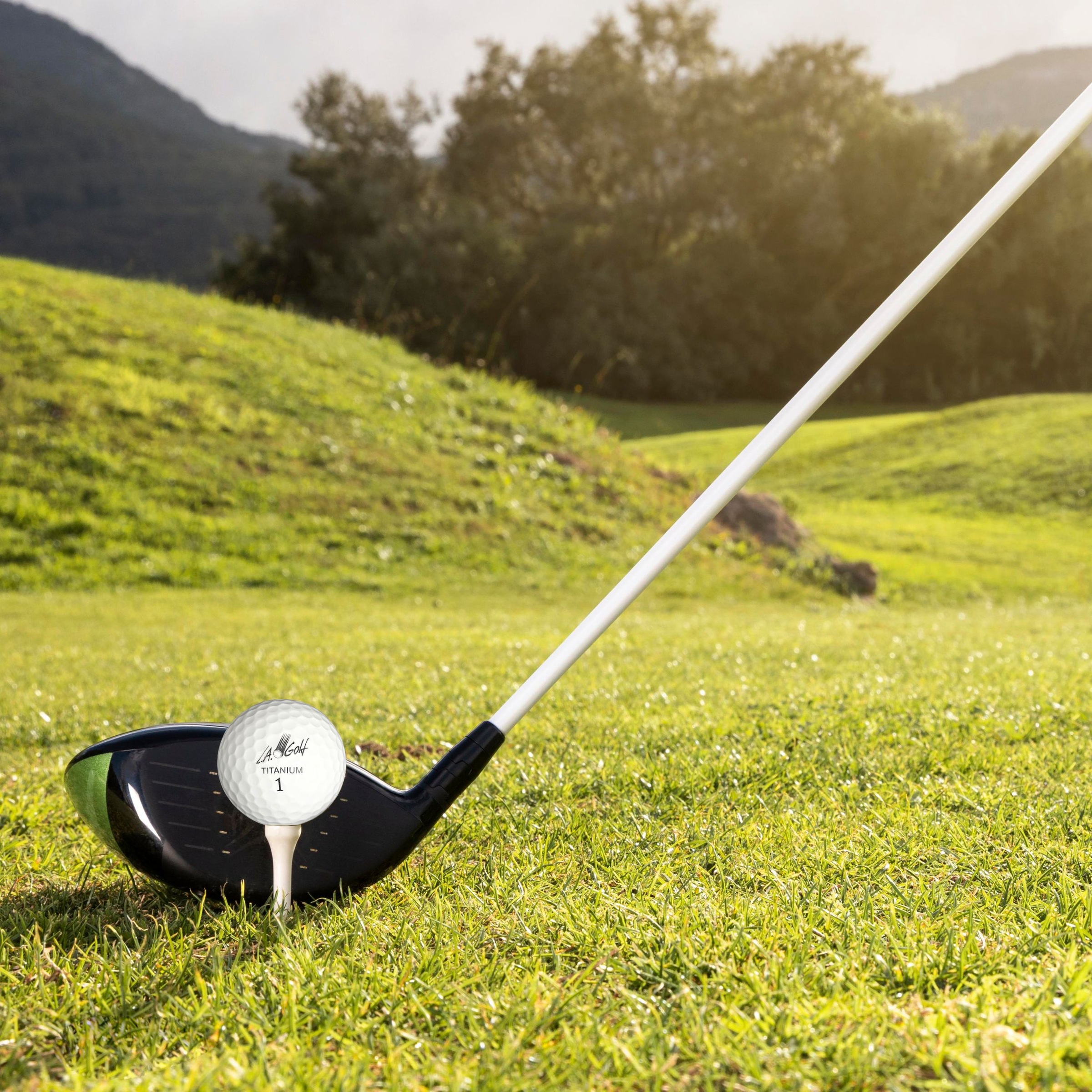 L.A. Sports Golfball »Golfbälle INCREDIBLE 12 Stück 3-lagige Titanium Soft«, (12 St.)