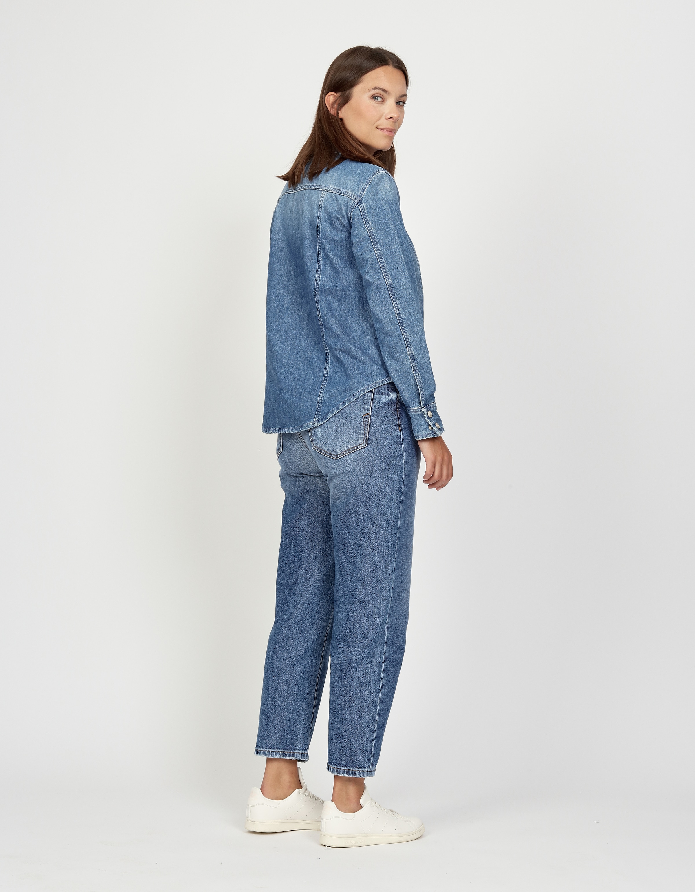 GANG Hemdbluse »94LIV SHIRT«, in lockerer Passform
