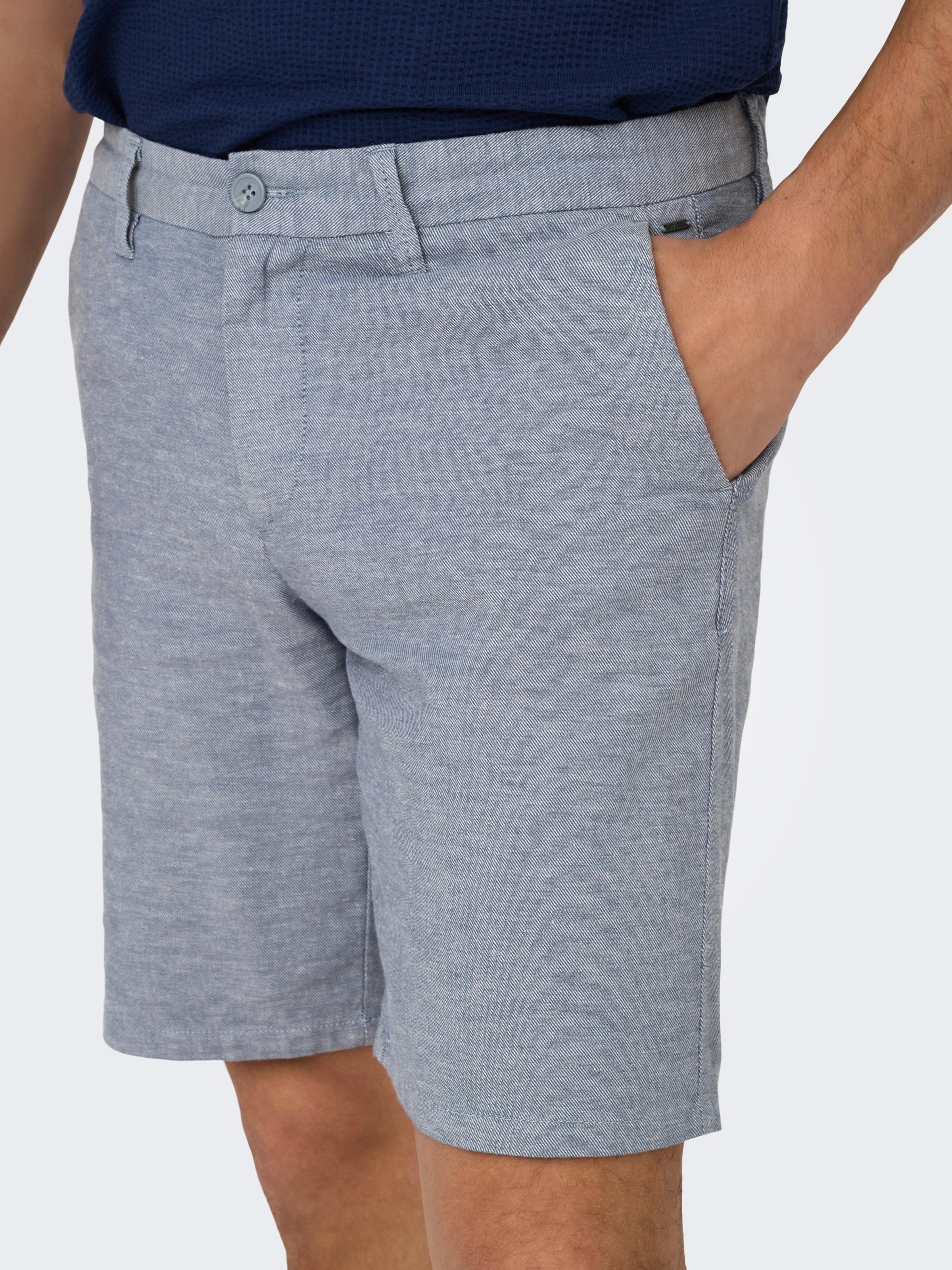 ONLY & SONS Chinoshorts "ONSMARK 0011 COTTON LINEN SHORTS NOOS" günstig online kaufen