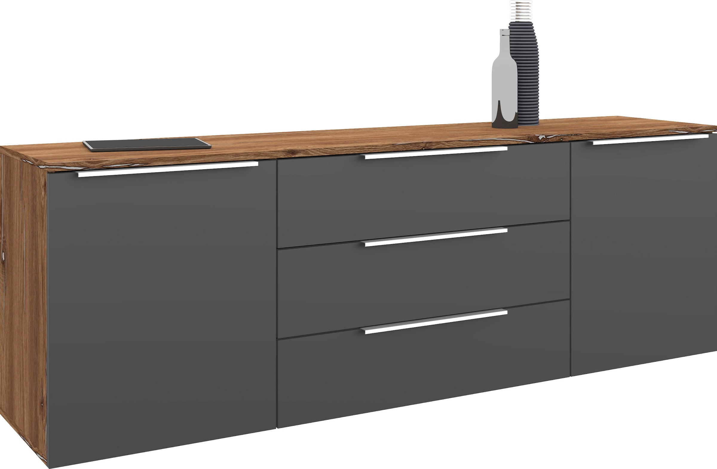 borchardt Möbel Sideboard "Oliva, hängend oder stehend mit Metallgriffen" B günstig online kaufen