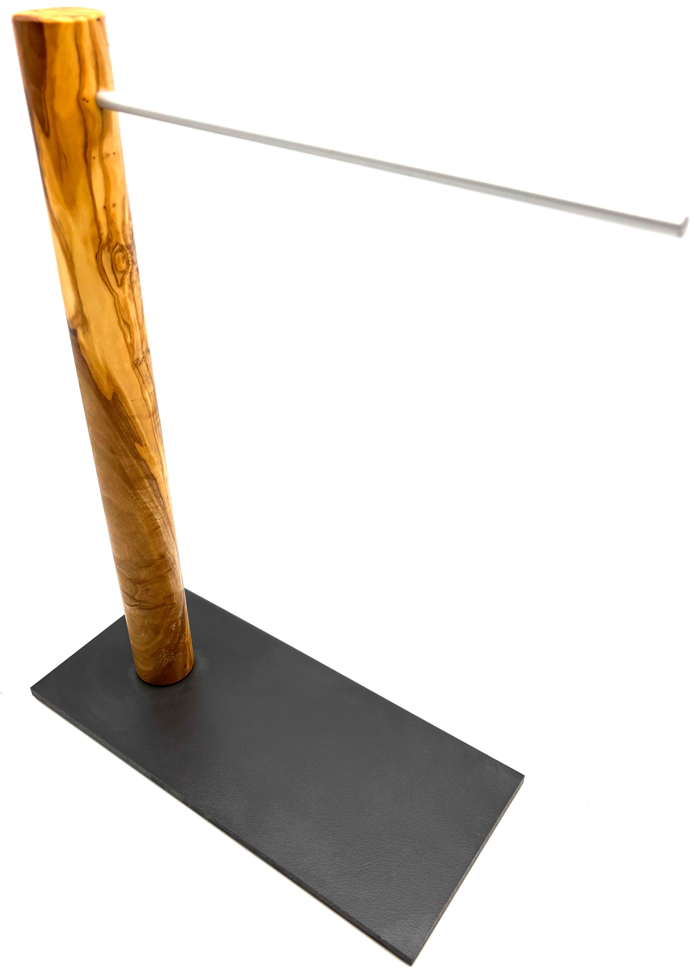 Olivenholz-erleben Obstschale »Bananenhalter/Weintraubenhalter aus Olivenholz«, 1 tlg., aus Materialmix, schonende Aufbewahrung, verhindert Druckstellen und fördert Nachreifen