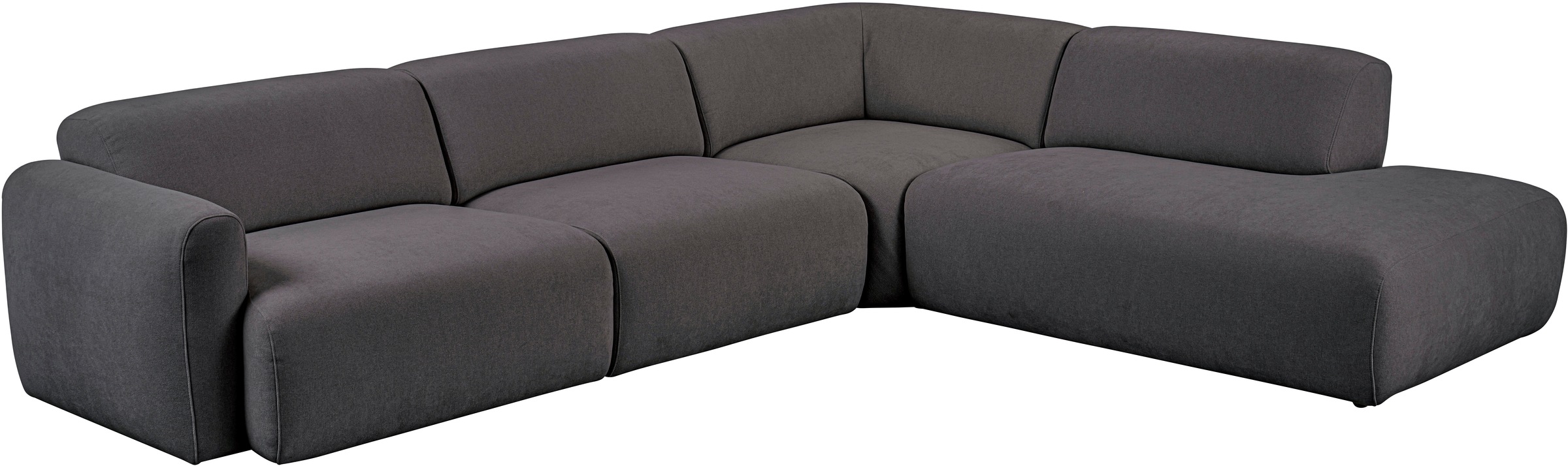 andas Ecksofa »Myrland«, Breite 241 cm, Chenille, Easy Clean Stoff, mit Kaltschaum