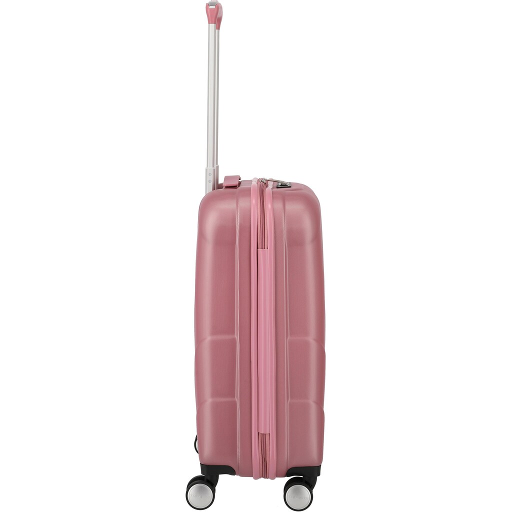 travelite Trolleyset »Kalisto, rose«, (3 tlg.), mit Volumenerweiterung;