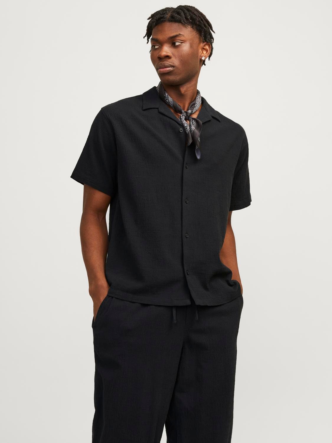 Jack & Jones Kurzarmhemd "JORLUKE CRINKLE RESORT SHIRT SS SN" günstig online kaufen