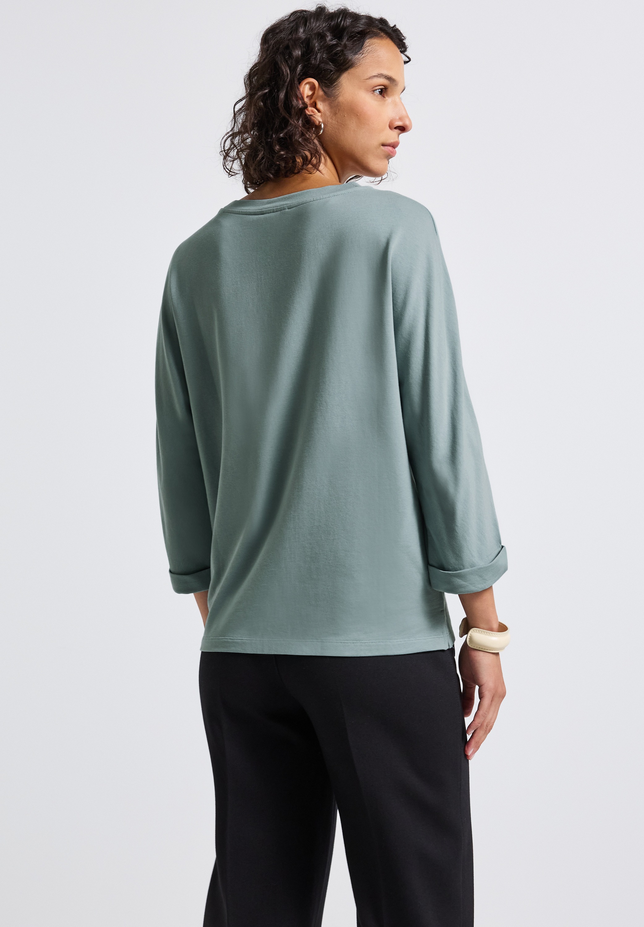 STREET ONE 3/4-Arm-Shirt, im soften Baumwoll-Mix günstig online kaufen