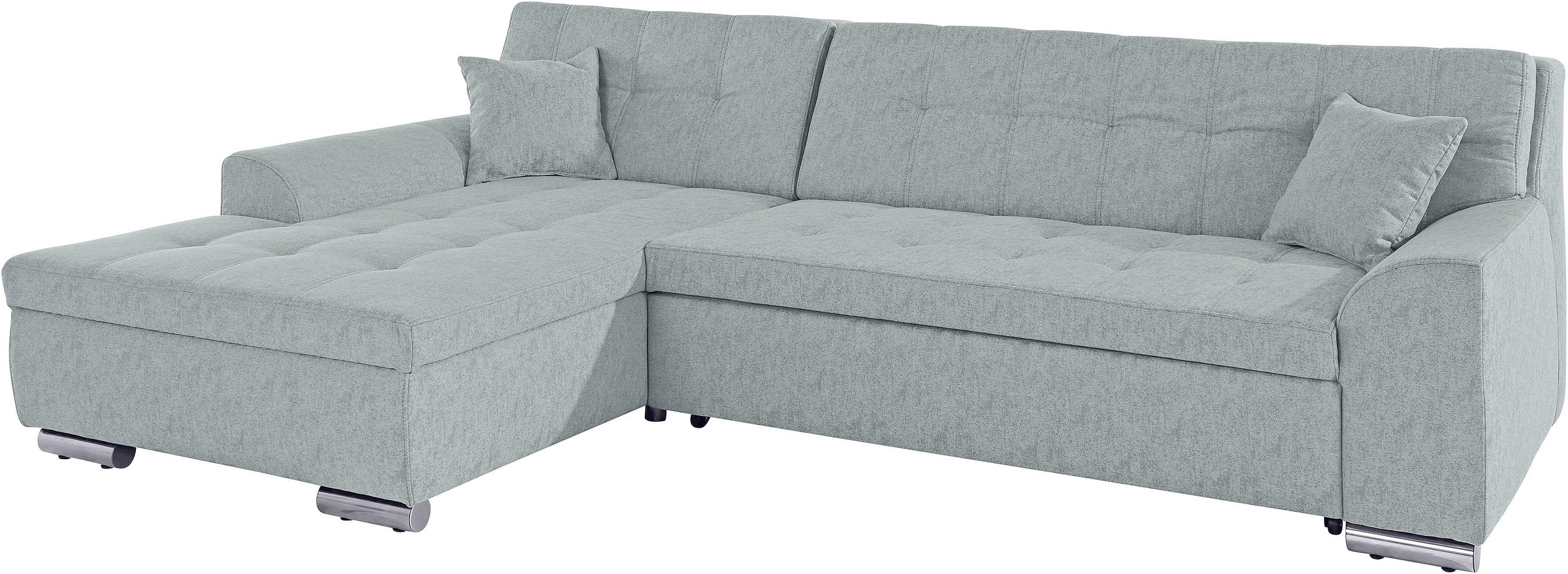 DOMO collection Ecksofa "Aversa, moderne Steppung im Sitz und Rücken, gesch günstig online kaufen