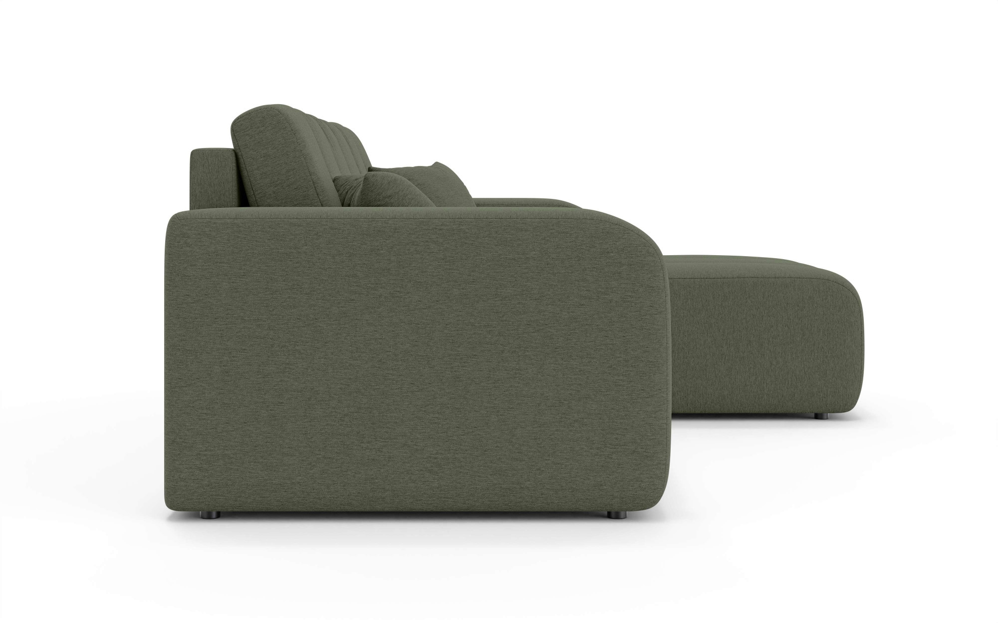INOSIGN Ecksofa »CASSY L-Form, Schlafsofa mit Bettkasten, Maße B/T/H: 245/165/88 cm«, mit 2 Rückenkissen, Recamiere rechts oder links bestellbar