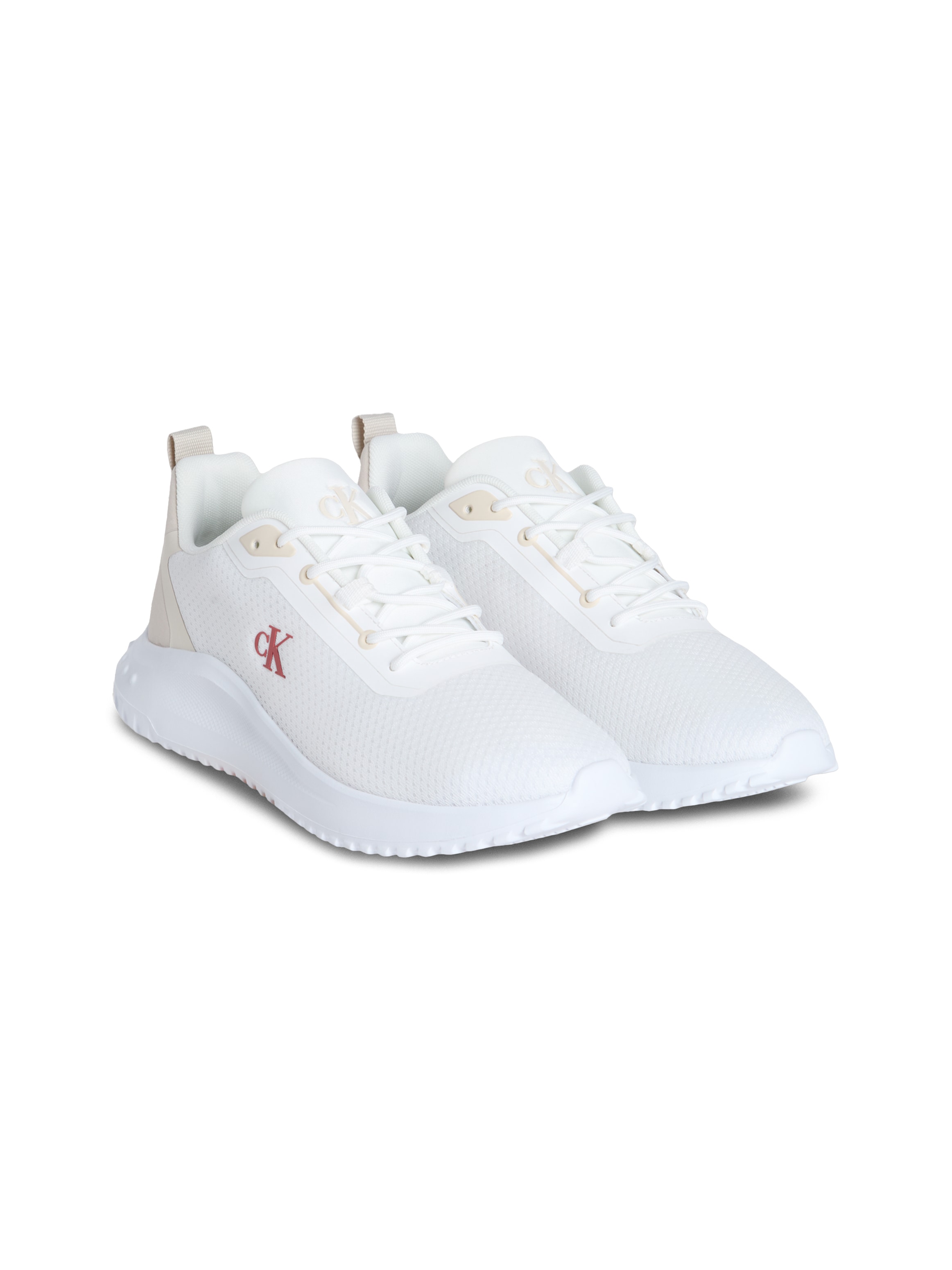Calvin Klein Jeans Sneaker »EVA RUNNER MIX MESH«, Schnürschuh, Freizeitsneaker, Halbschuh mit seitlichem CK-Logo