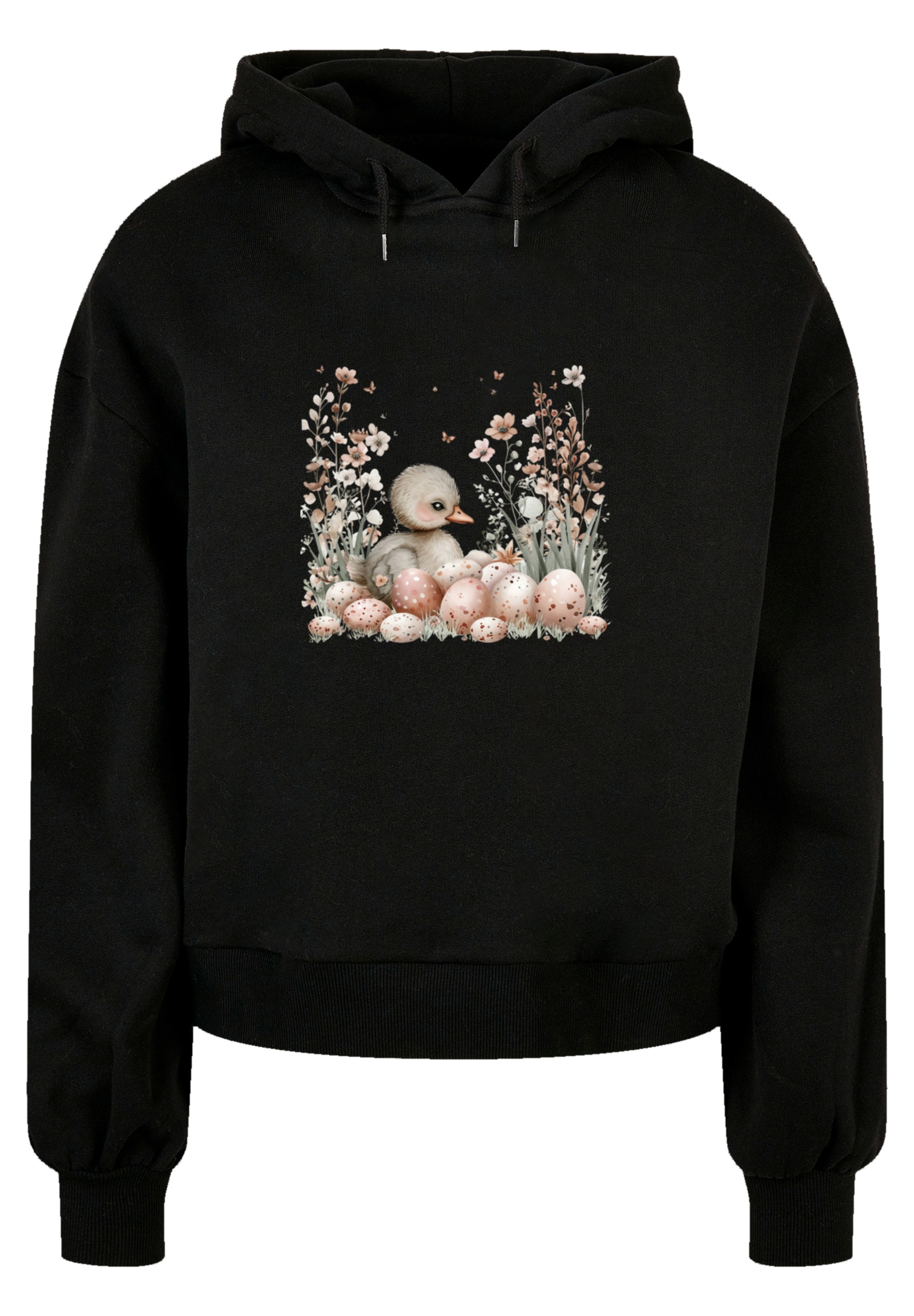 F4NT4STIC Sweatshirt »Ente Ostereier Blumen Küken«, Premium Qualität