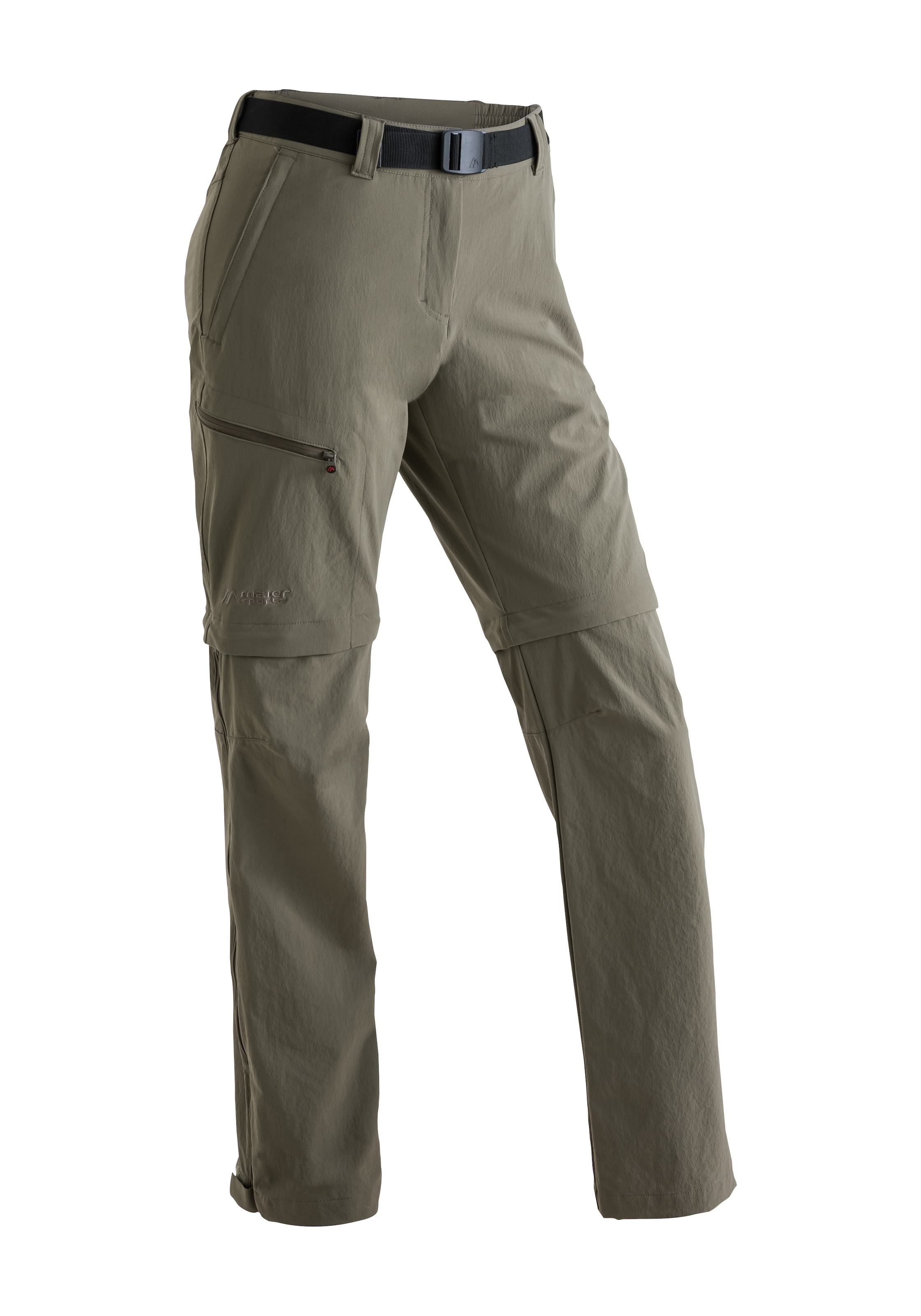 Maier Sports "Nata" Damen Zip-Off Wanderhose, atmungsaktive Trekkinghose, Regular Fit