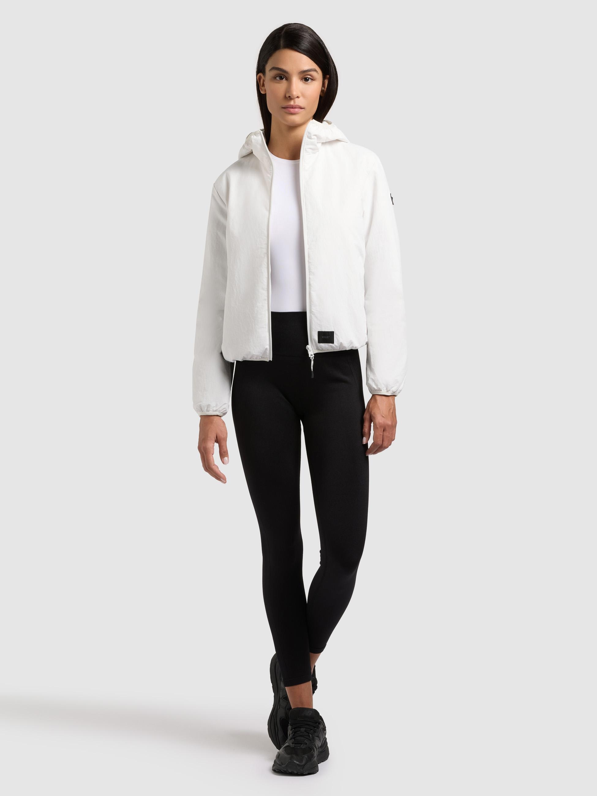 khujo Outdoorjacke »Shelly2« 2 Stk. tlg. mit Kapuze packbare Damen Übergangsjacke mit Tasche