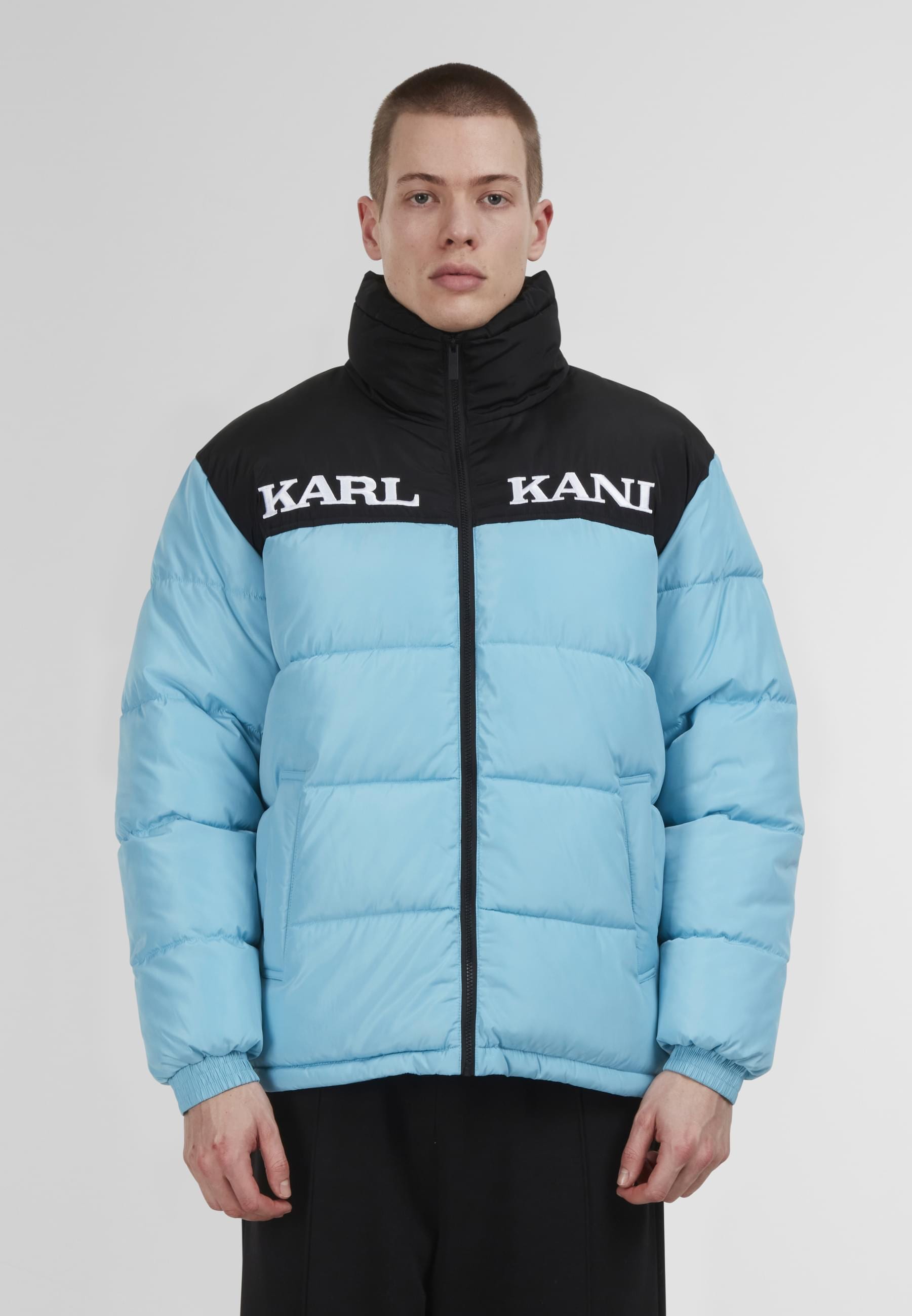 Karl Kani Winterjacke »Karl Kani Retro Essential Puffer Jacket«, (1 St.), ohne Kapuze