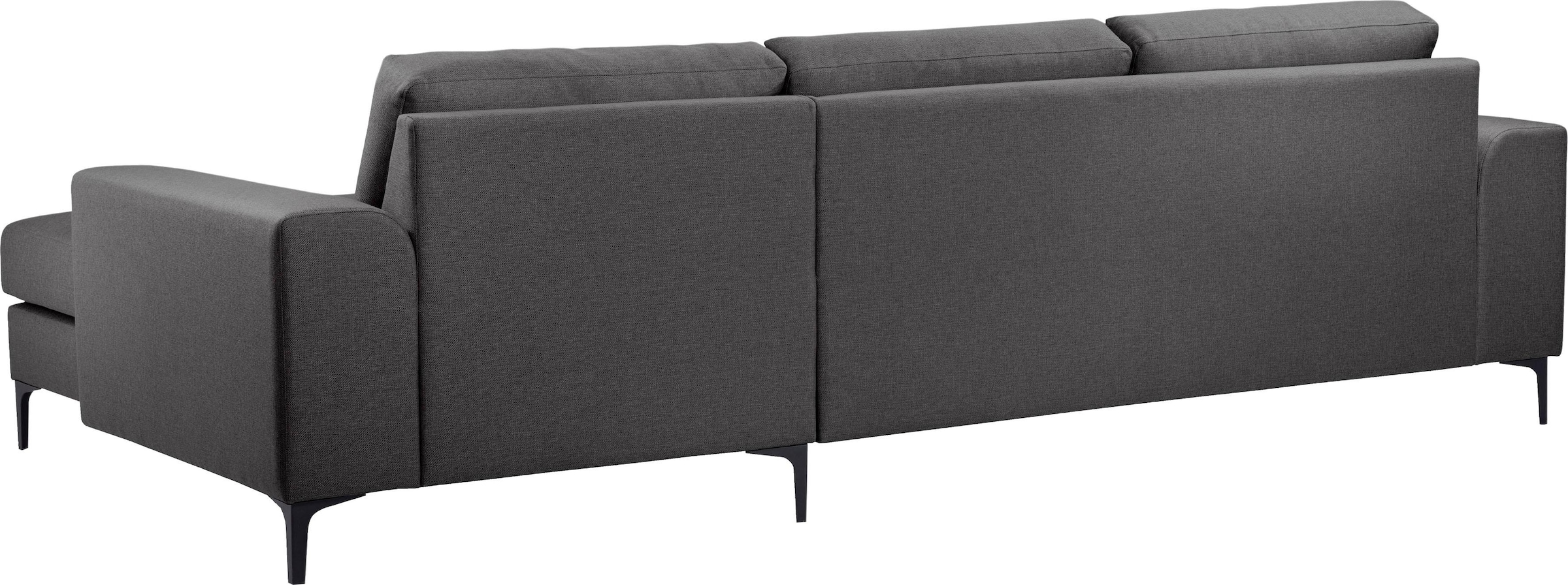 INOSIGN Ecksofa »Henry«, mit Metallbeinen, in modernem Design