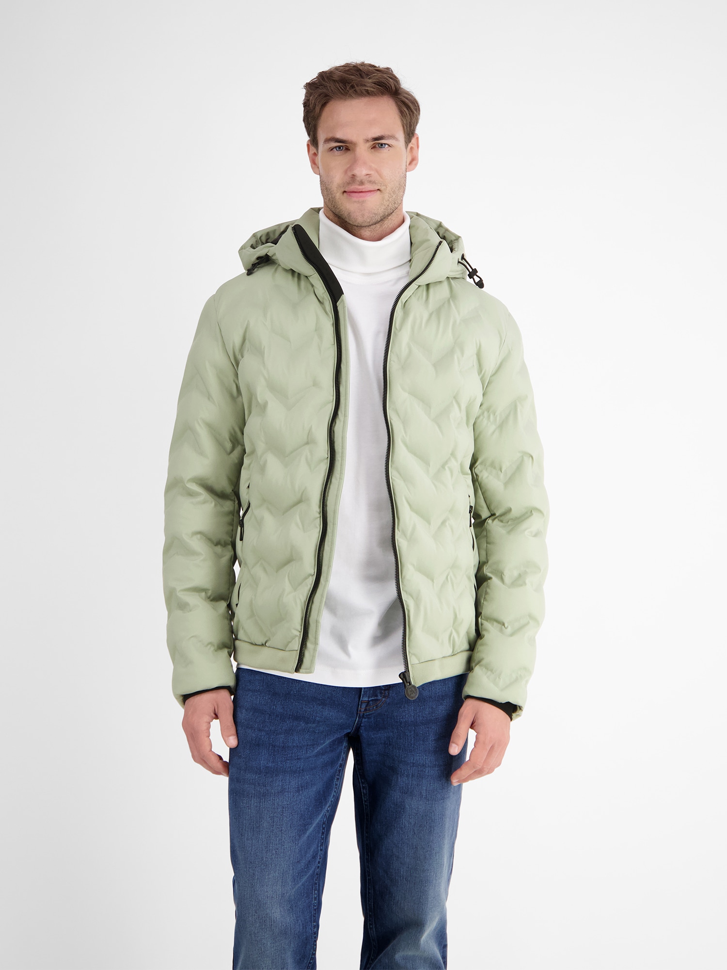 LERROS Steppjacke "LERROS Herren Funktions-Steppjacke", mit Kapuze, Wasser- günstig online kaufen