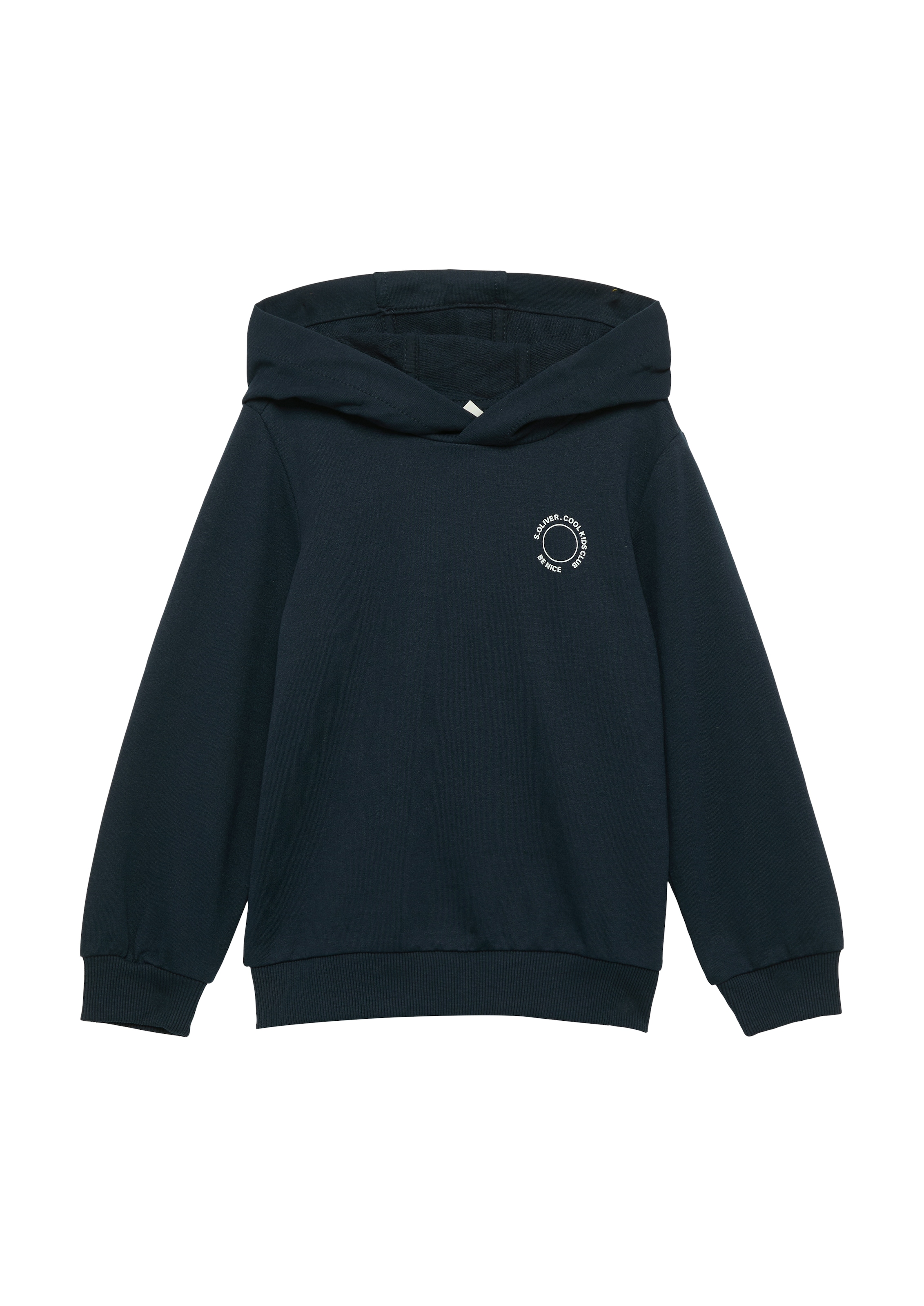 s.Oliver Junior Kapuzensweatshirt, mit Logo-Print